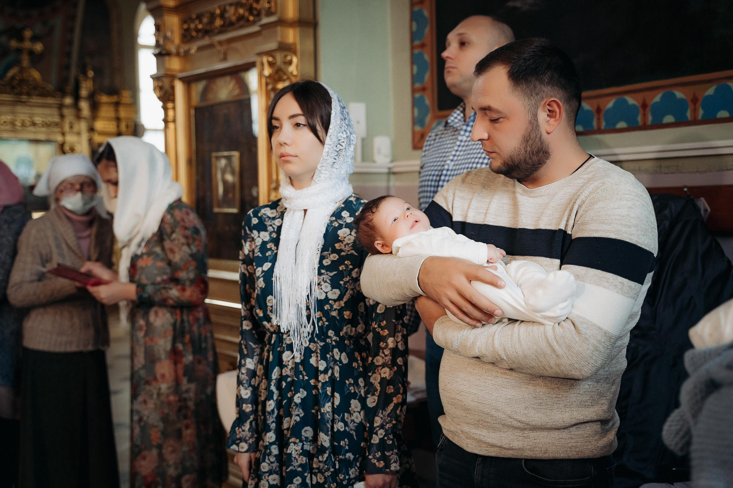 Фотограф на крещение в Балашихе в Церкви Рождества
