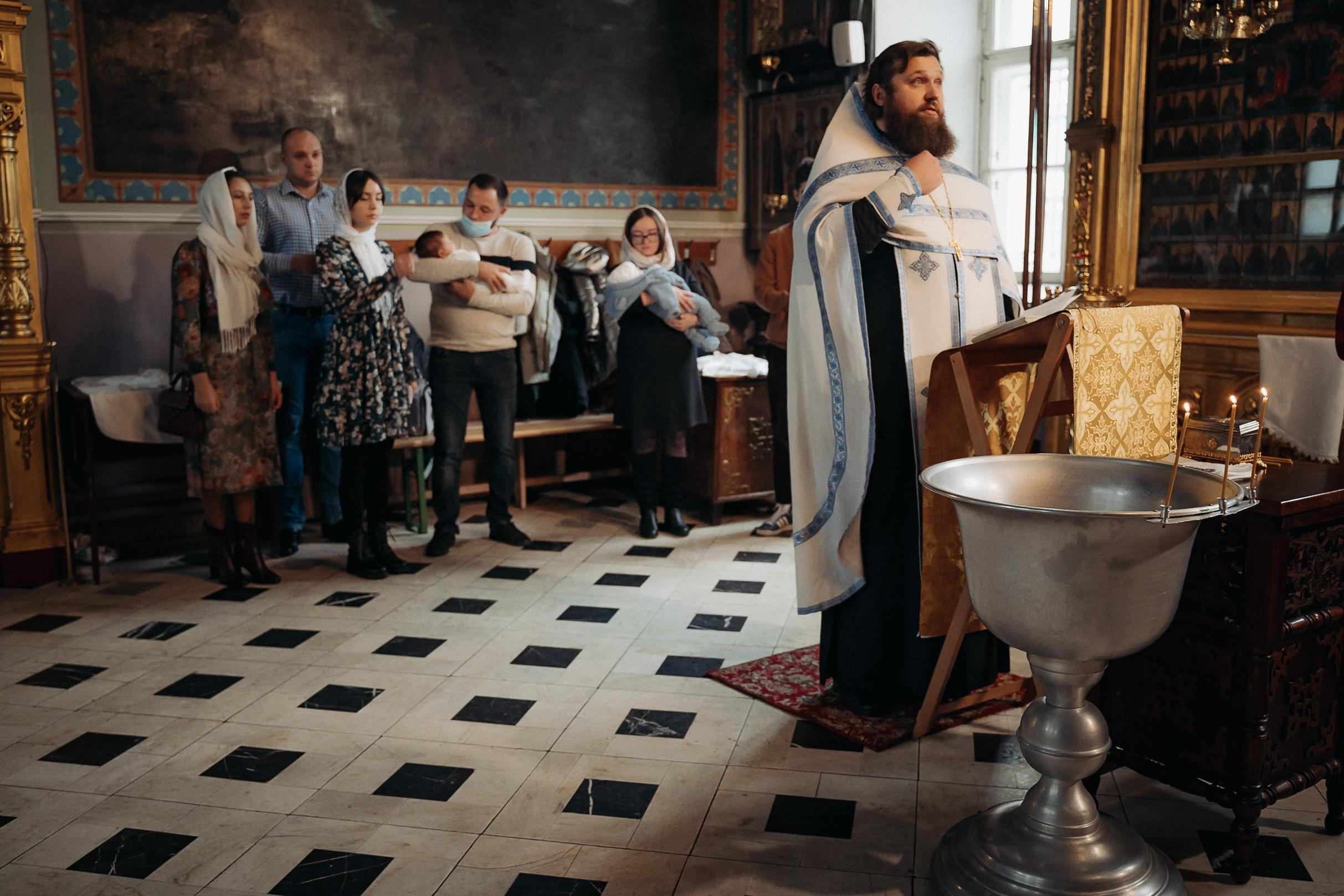 Фотограф на крещение в Балашихе в Церкви Рождества