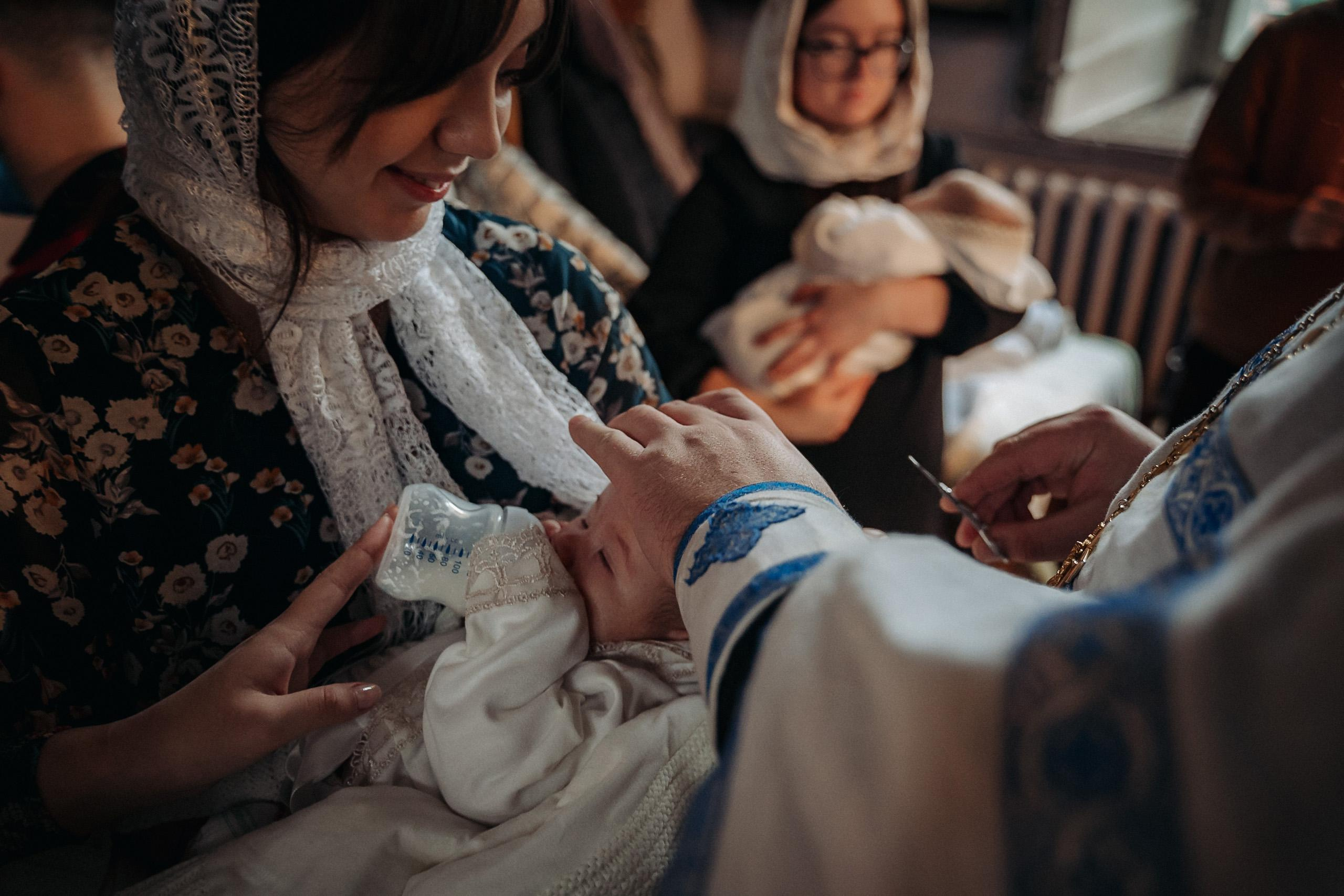 Фотограф на крещение в Балашихе в Церкви Рождества