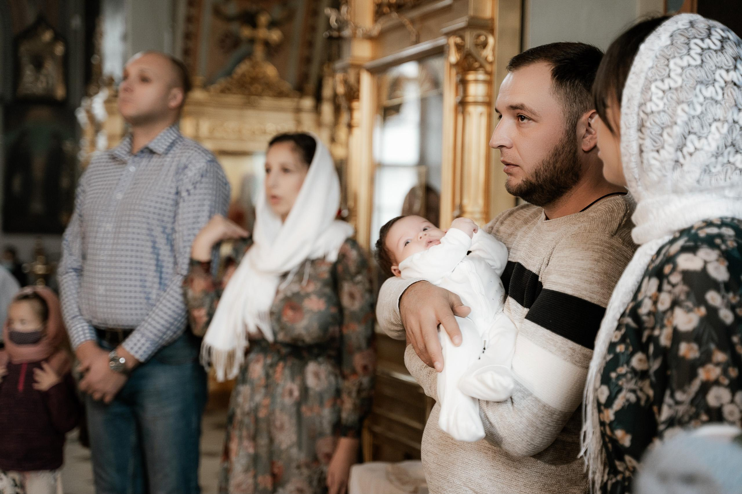 Фотограф на крещение в Балашихе в Церкви Рождества