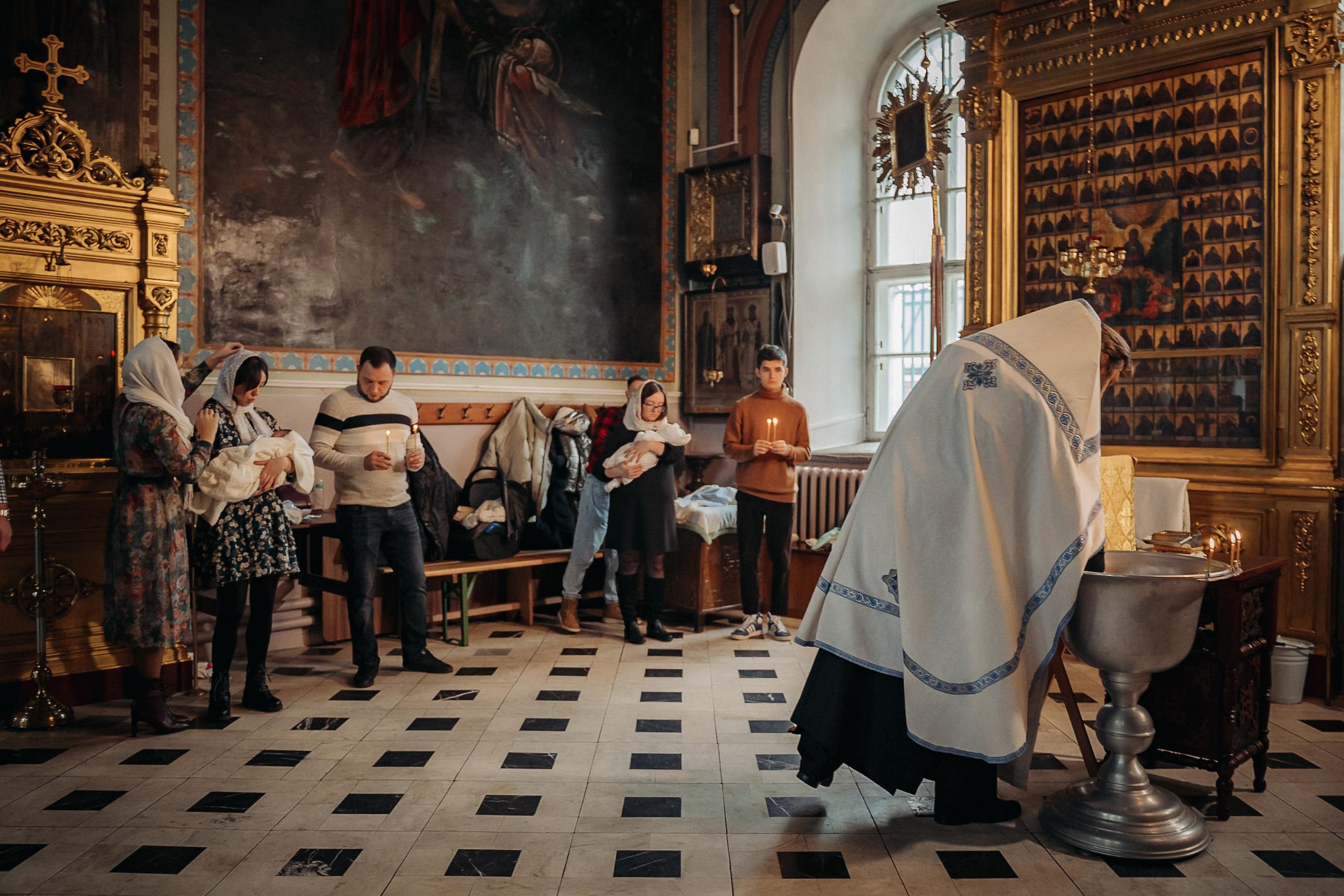 Фотограф на крещение в Балашихе в Церкви Рождества