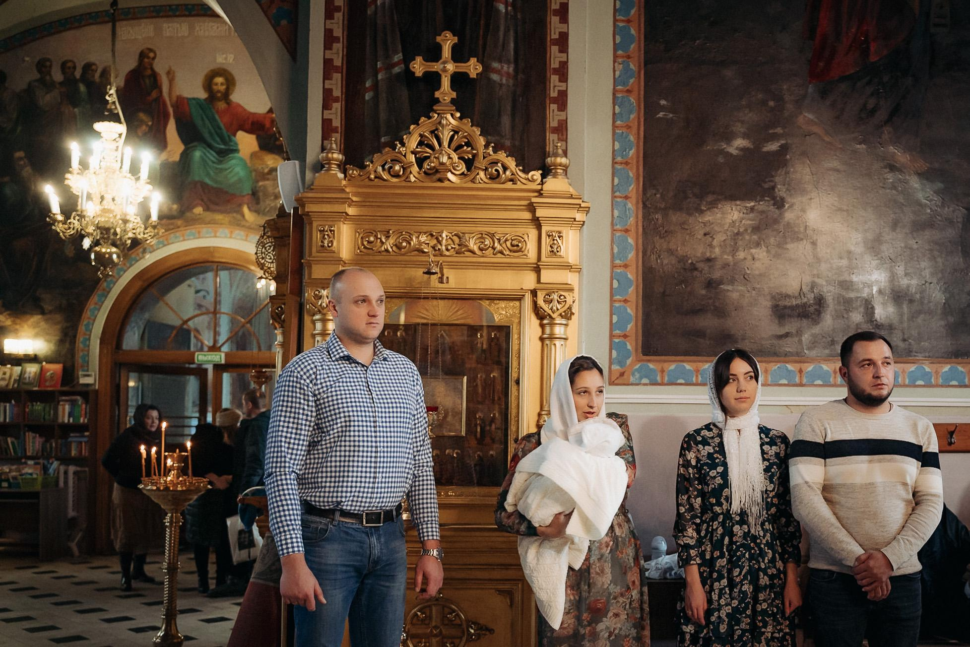 Фотограф на крещение в Балашихе в Церкви Рождества