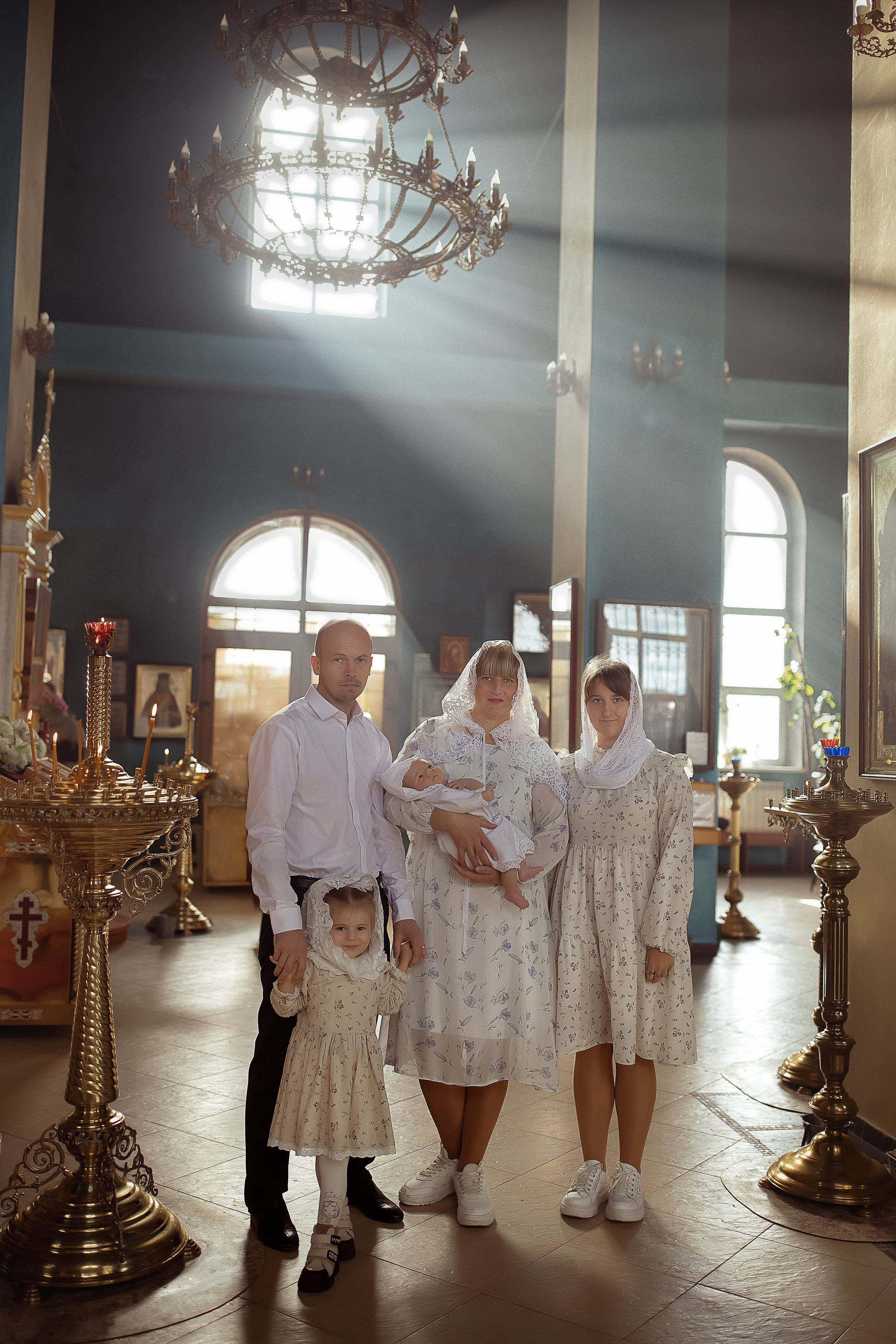 Крещение Полины село Хохол. Фотограф на крещение и венчание