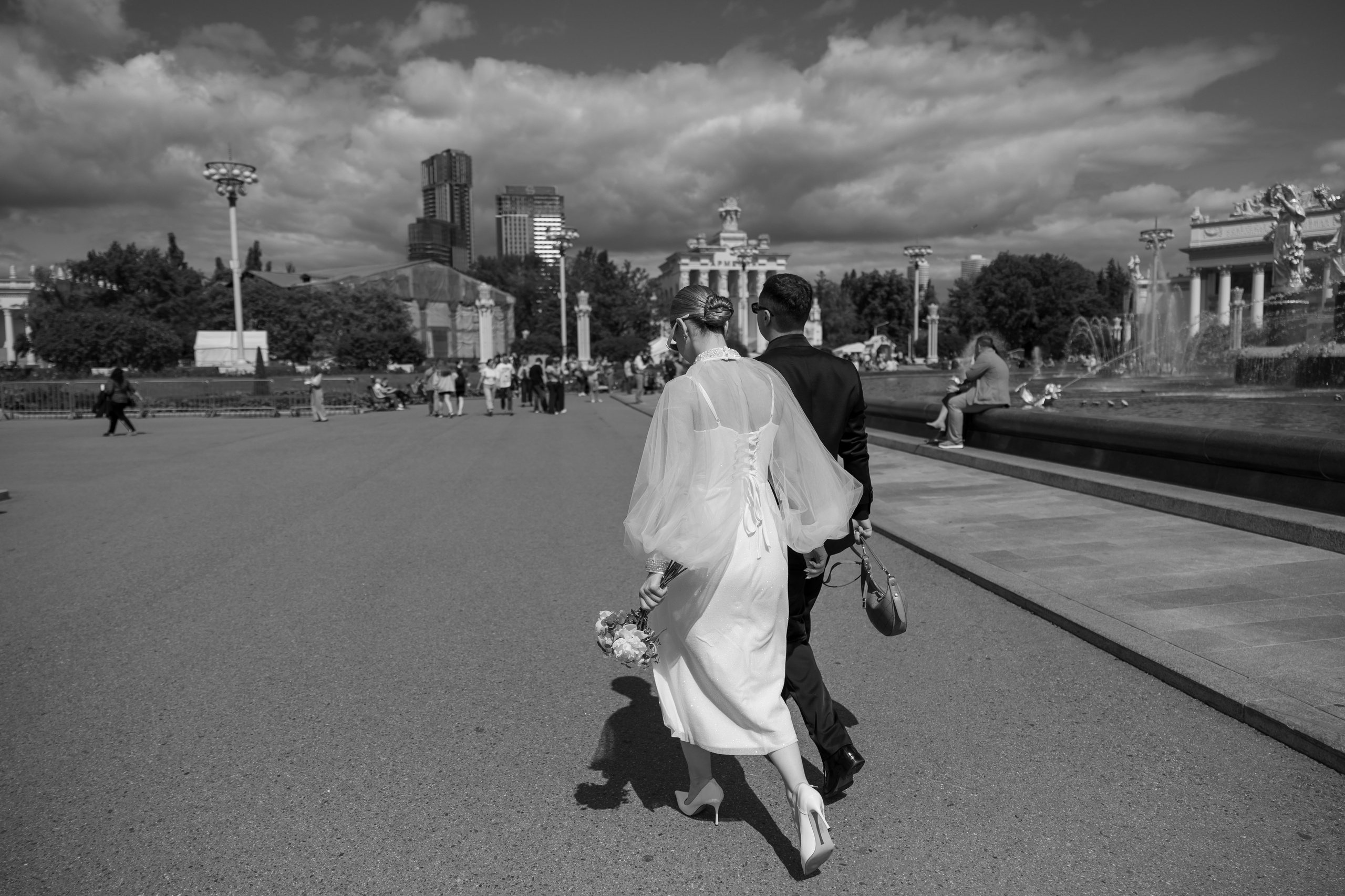 Анна и Сергей, Особняк Муравьевых-Апостолов, прогулка по ВДНХ, ресторан «Домик в саду». Свадебный и репортажный фотограф (Москва, Королев и другие)