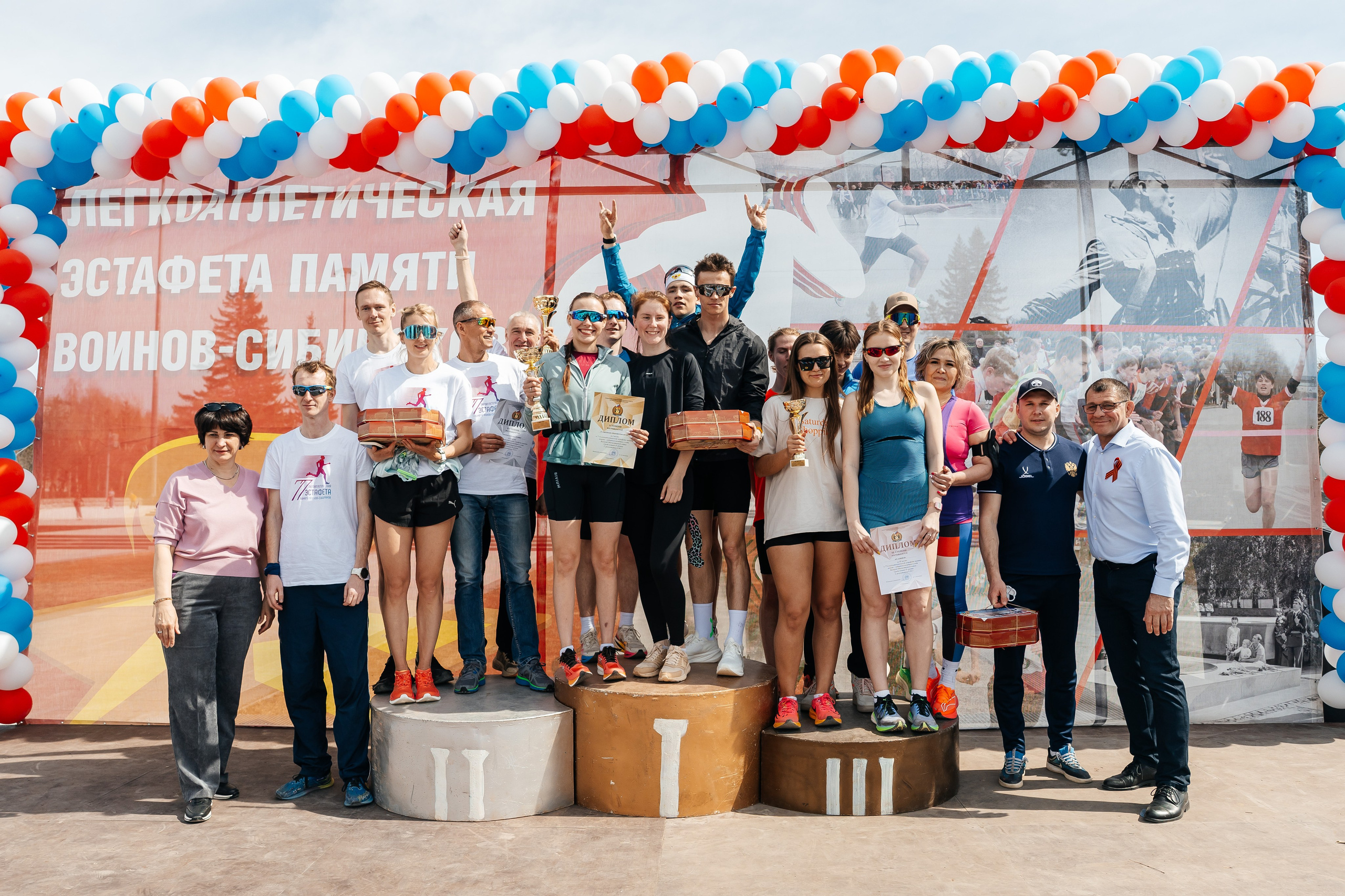 Легкоатлетическая эстафета памяти сибиряков-гвардейцев. Фотограф в Новосибирске Сергей Белов