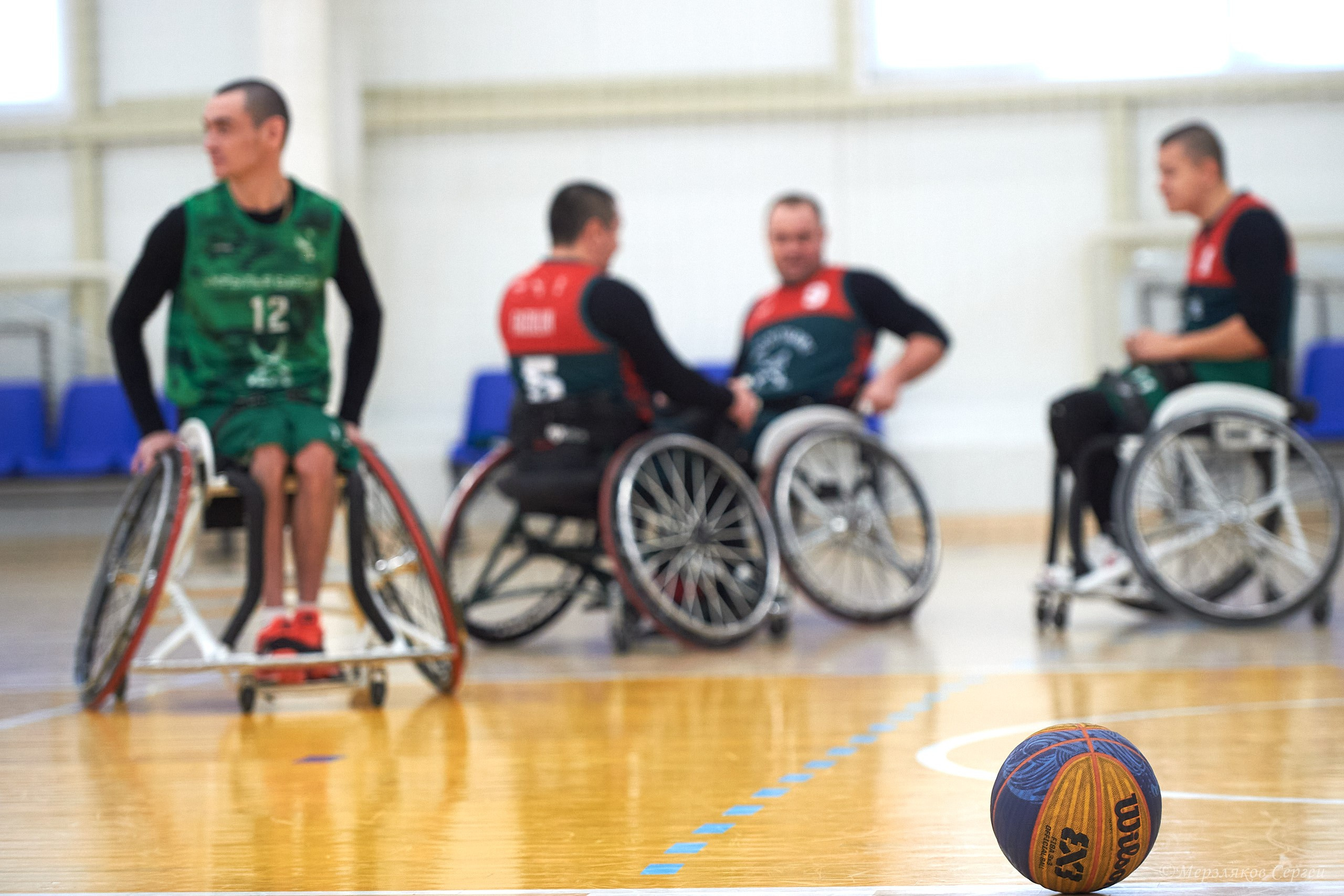 X традиционный Рождественский турнир по баскетболу на колясках. Ижевск. Спортивный репортажный фотограф в Ижевске Сергей Мерзляков