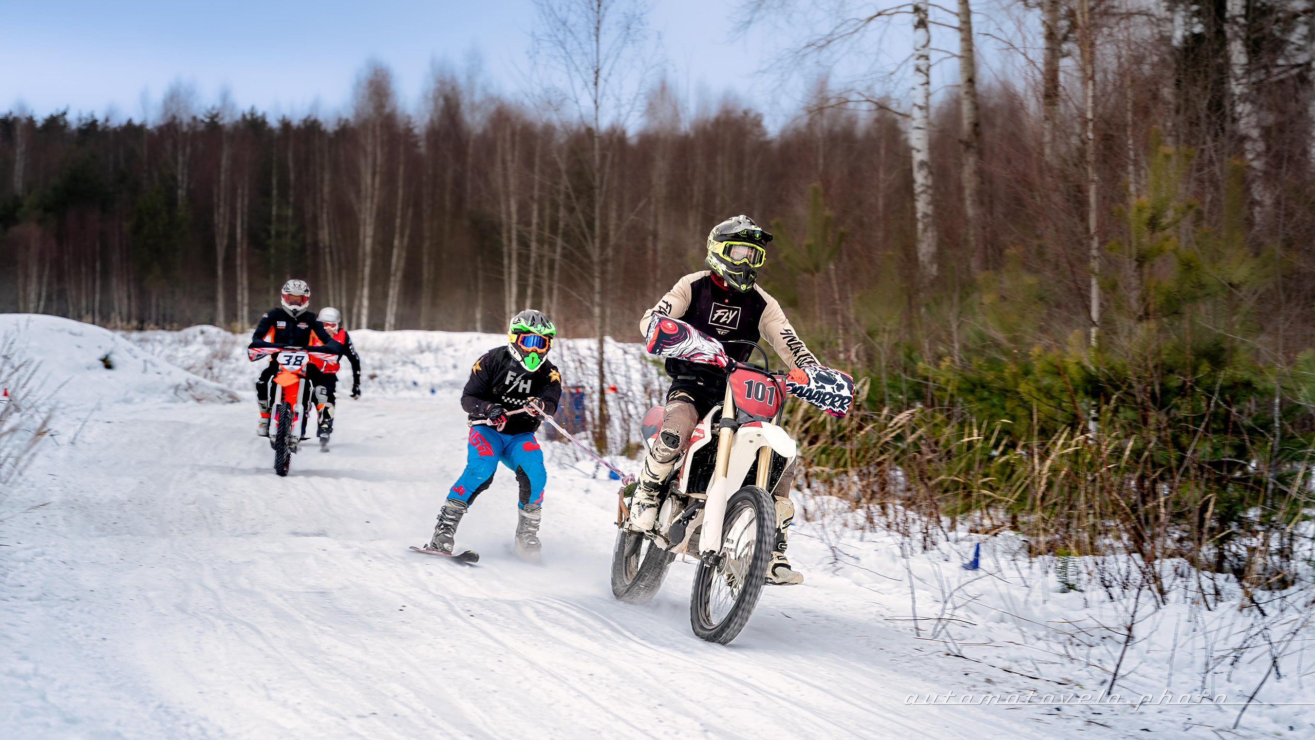 Скийоринг в Конаково 2024/25. 1 этап