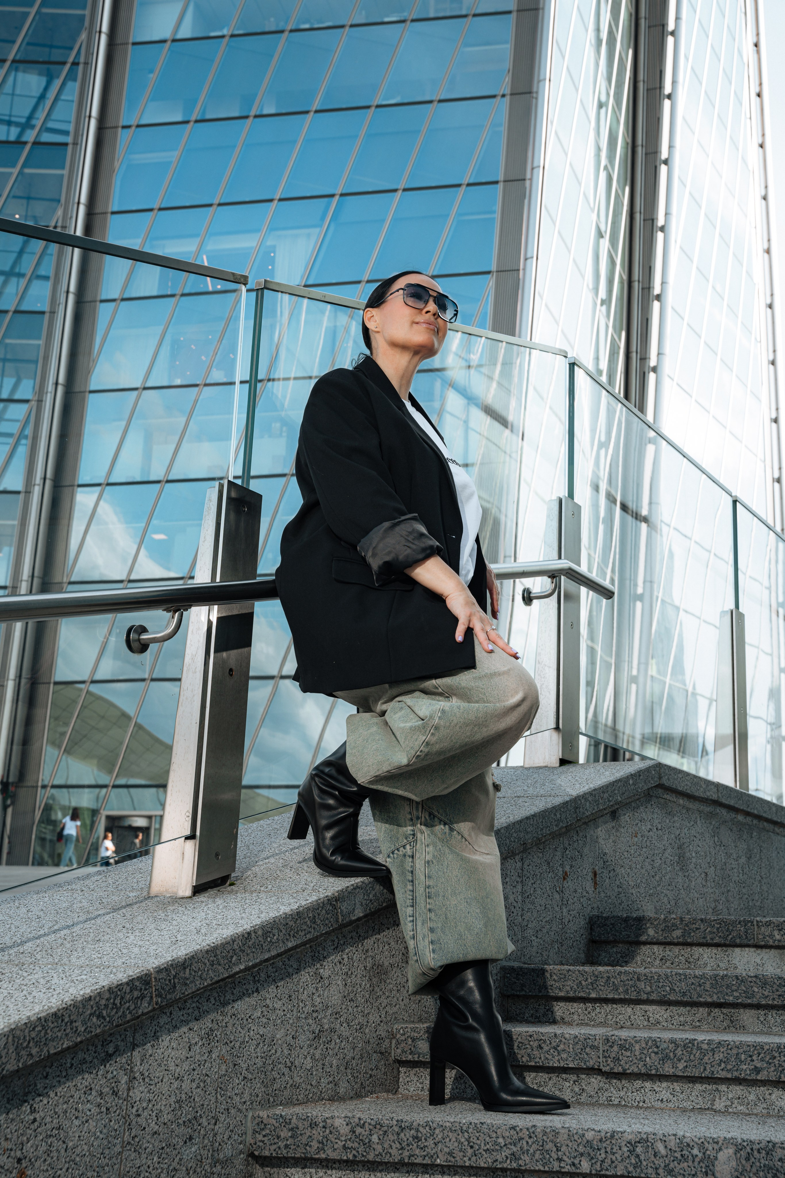 Елена. Лахта центр. Портретный фотограф в Санкт-Петербурге Дмитриева Наталия