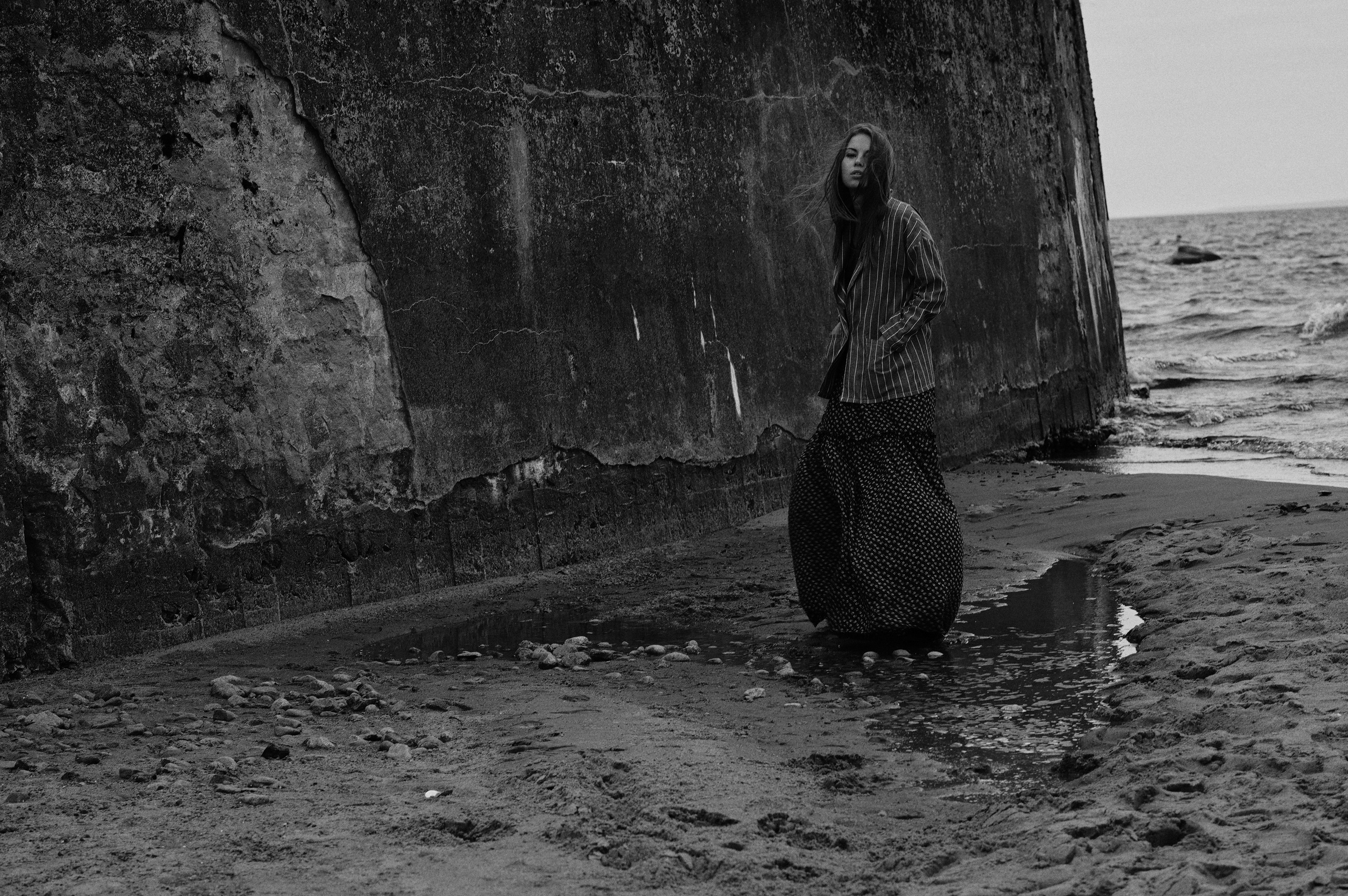 Мария у Кронштадта. Photographer in St. Petersburg Vadim Ivanov