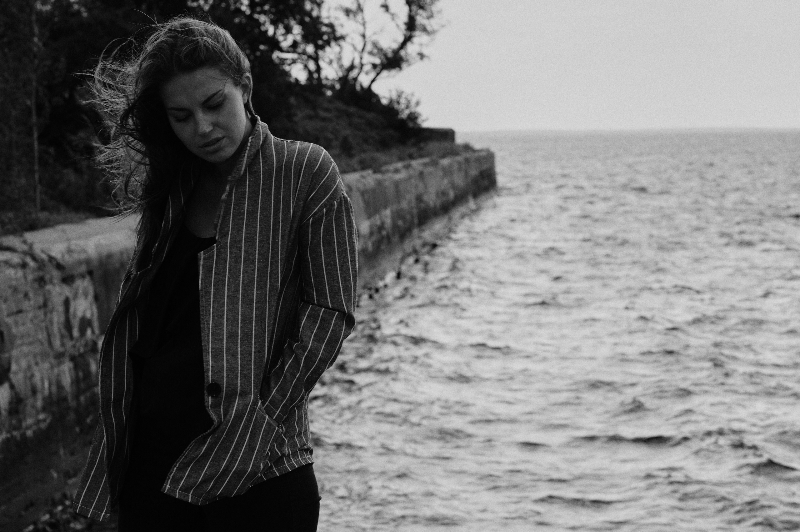 Мария у Кронштадта. Photographer in St. Petersburg Vadim Ivanov