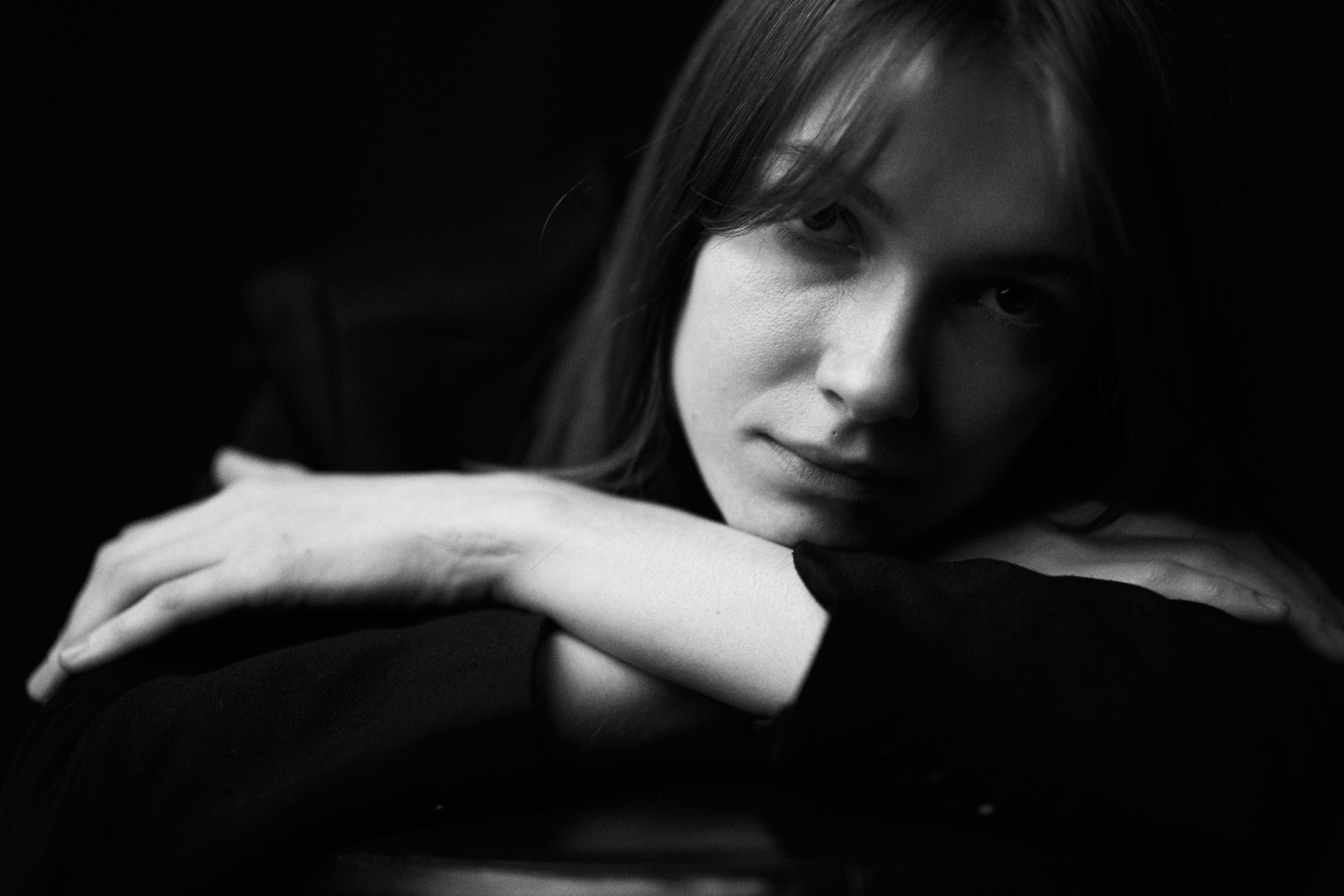 Настя. Монохром. Фотограф в Санкт-Петербурге Вадим Иванов