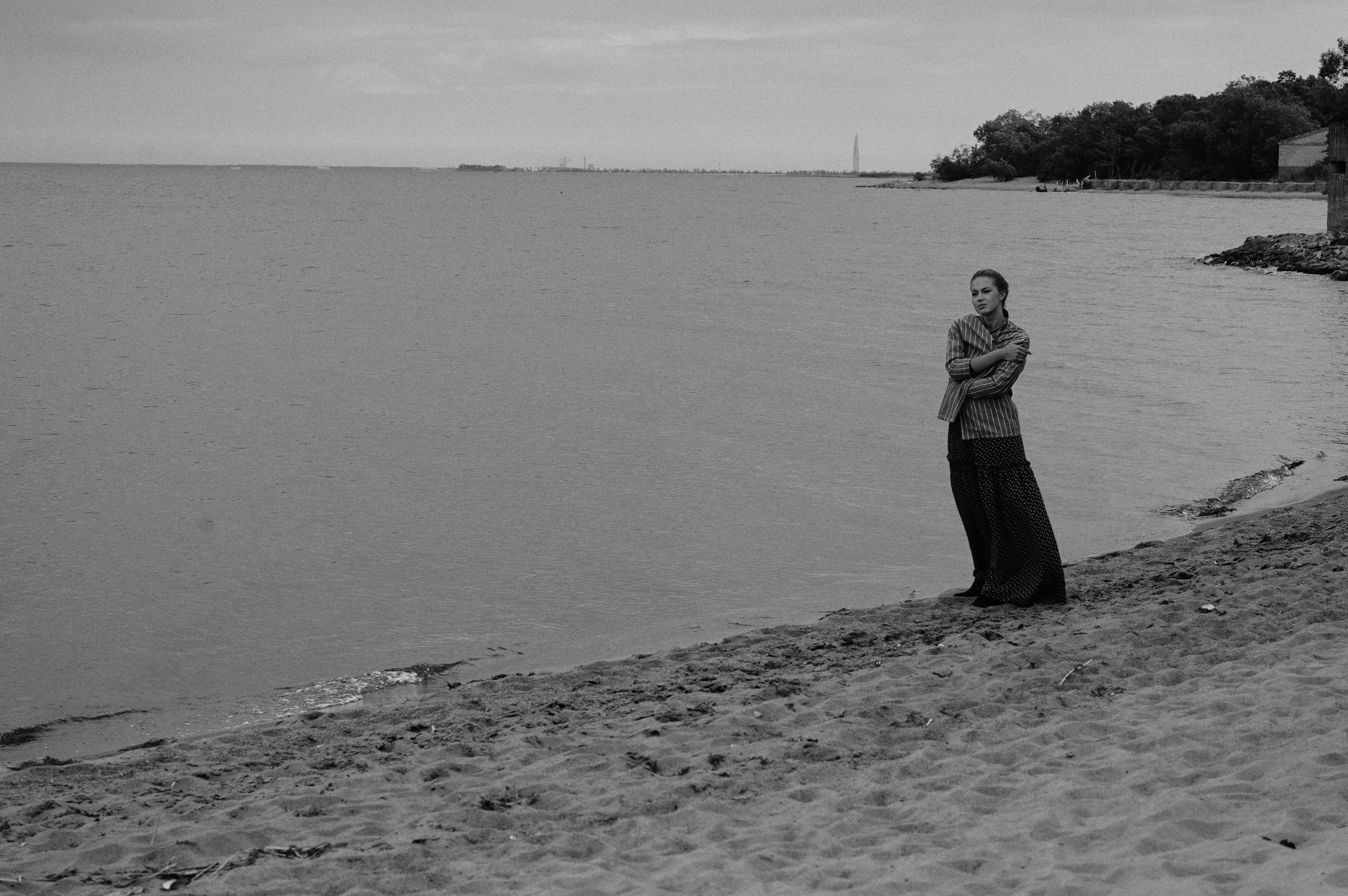 Мария у Кронштадта. Photographer in St. Petersburg Vadim Ivanov