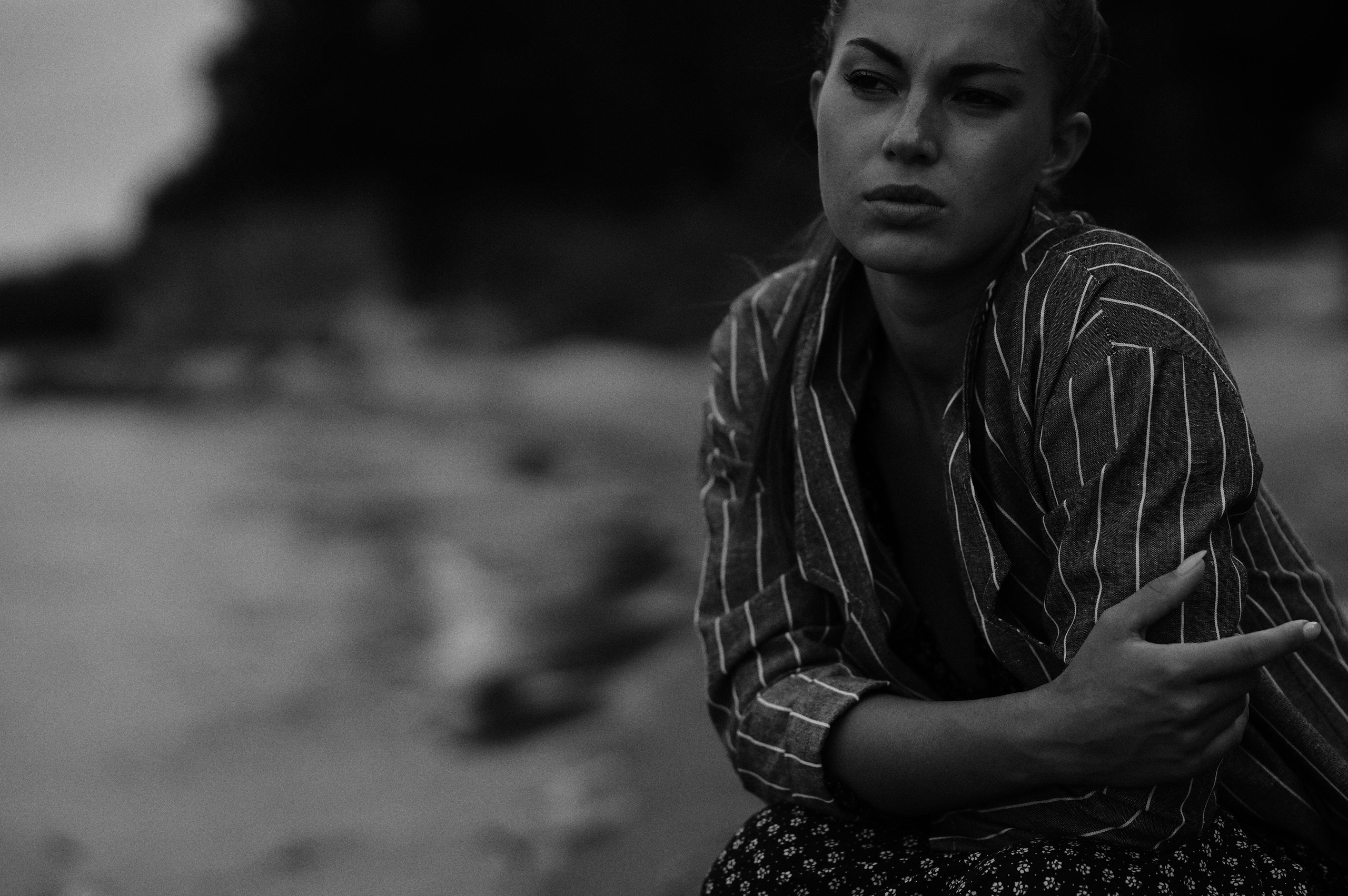 Мария у Кронштадта. Photographer in St. Petersburg Vadim Ivanov