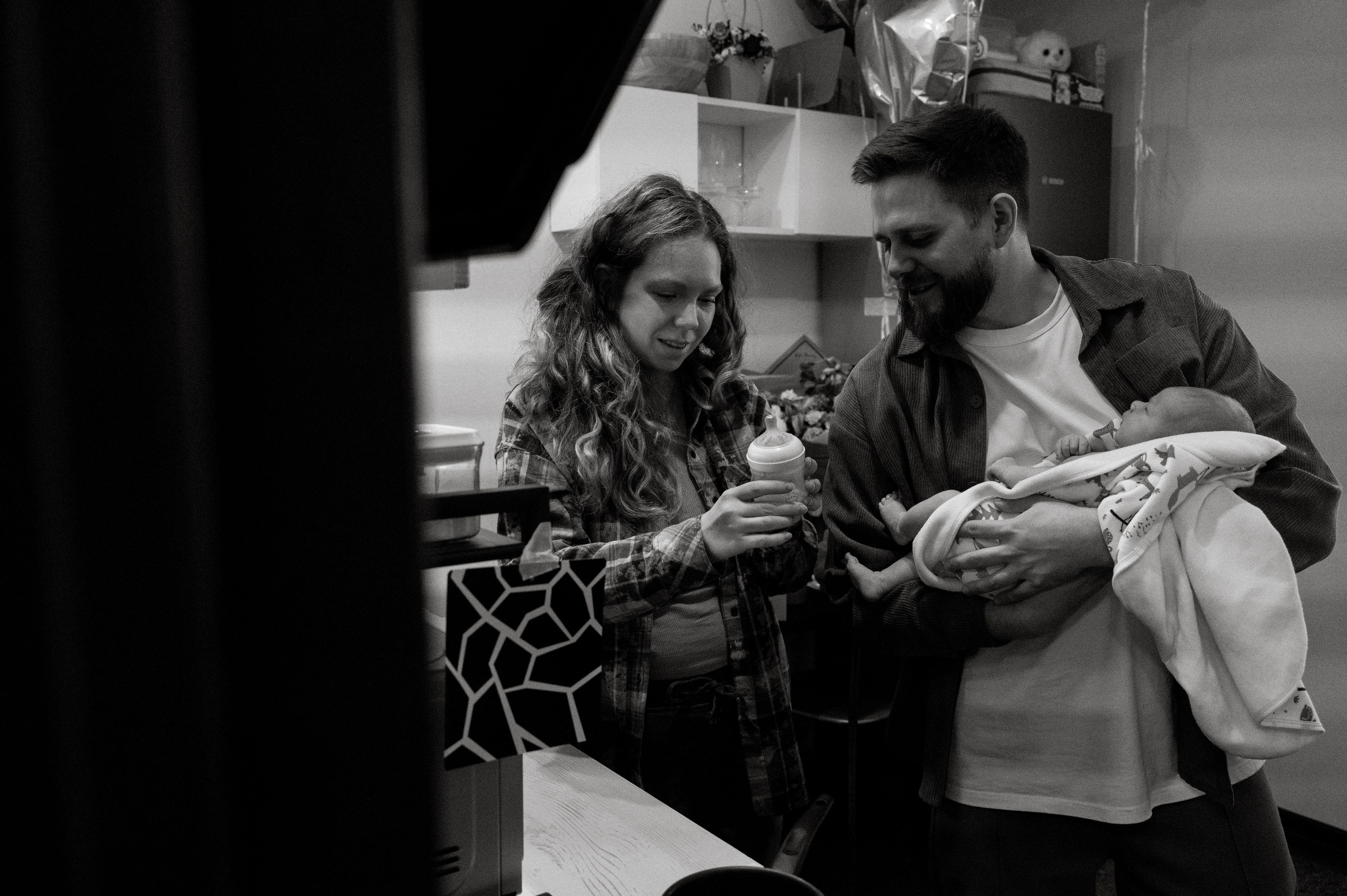 Лизавета, Никита и Мирослава. Фотограф беременности и семьи, домашние съемки, Ньюборн