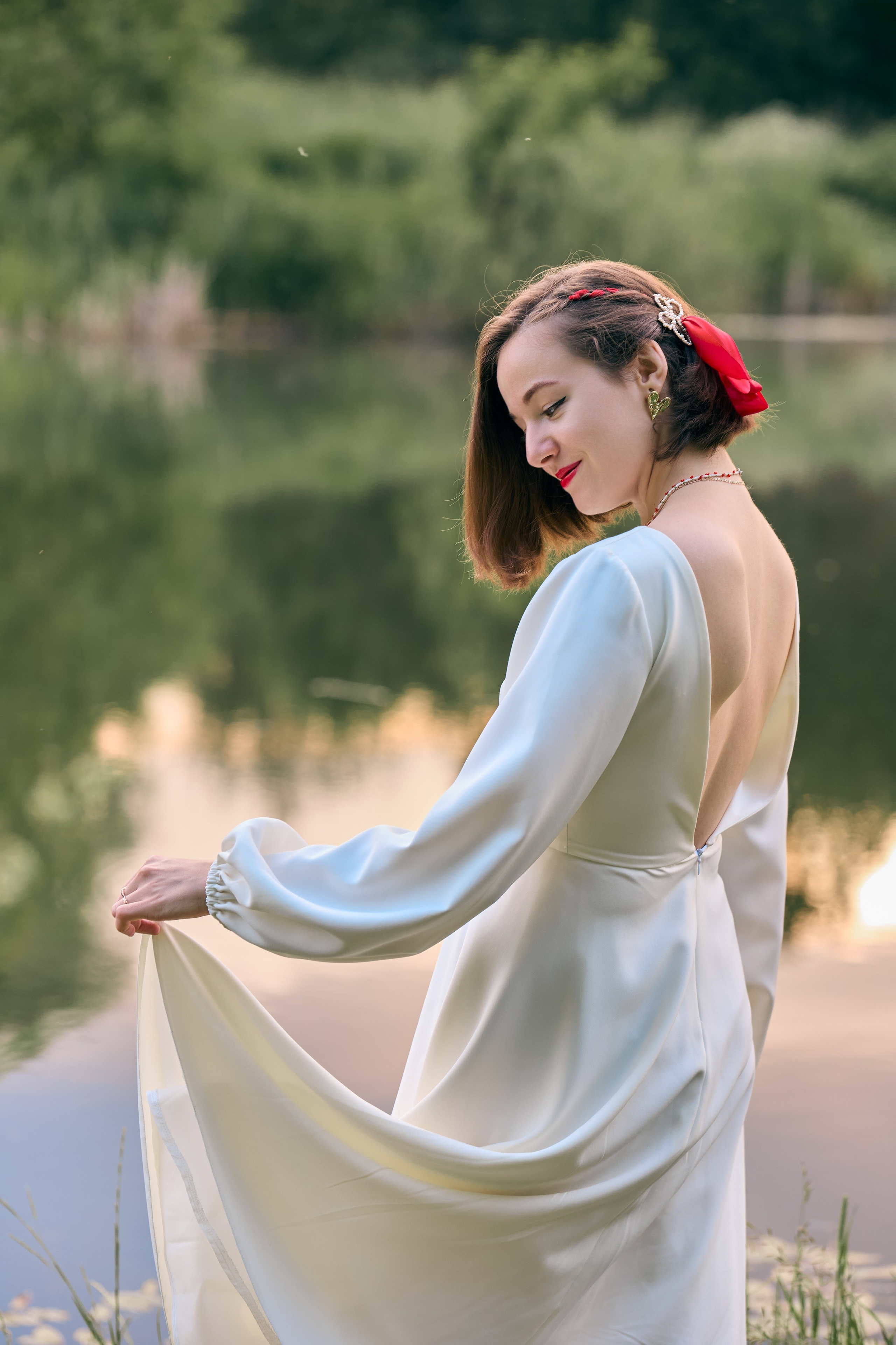 Фотосессия в роще для группы девушек. Фотограф в Дивеево