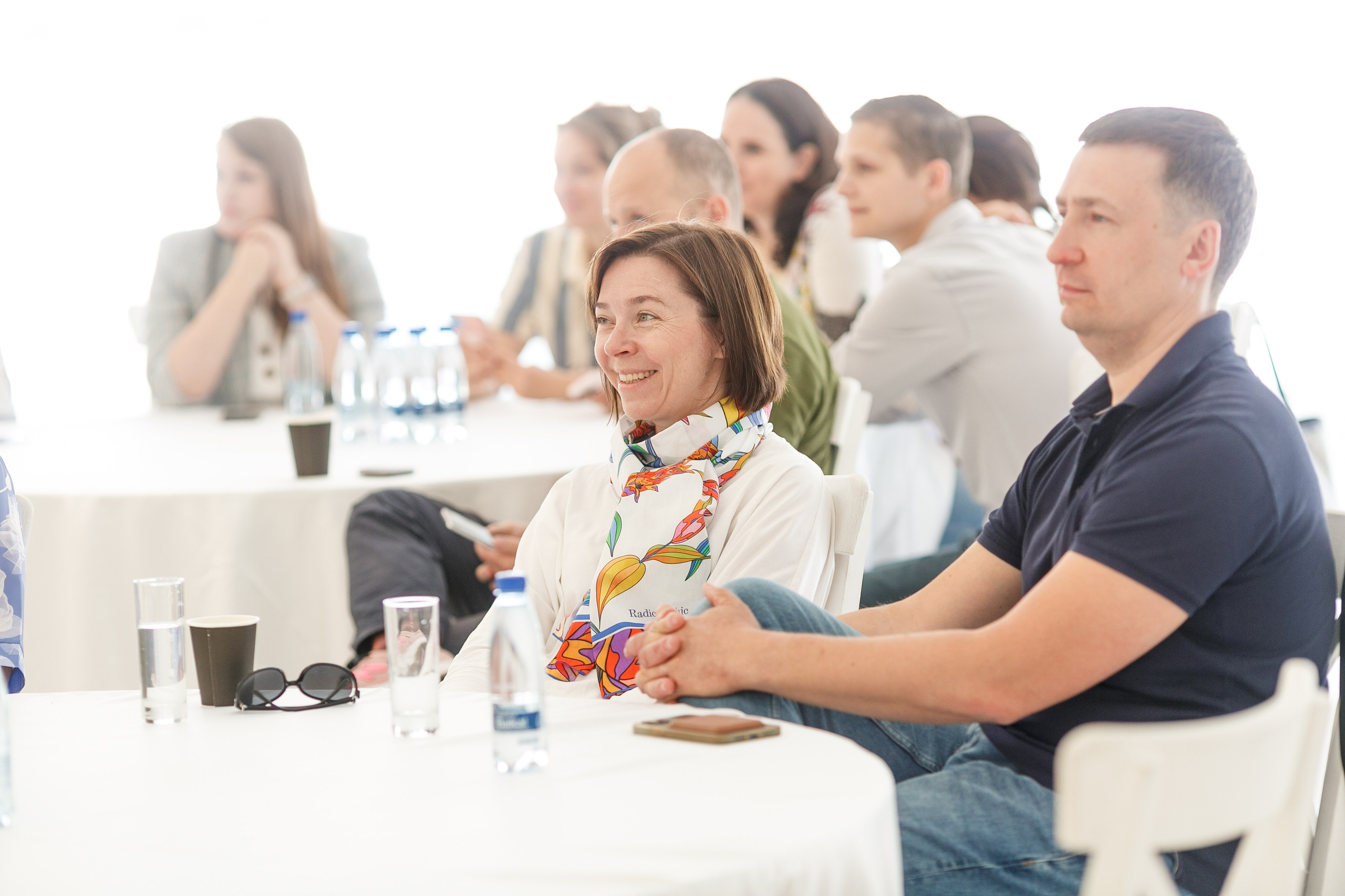 Выездной коучинг на берегу Строгинской поймы. Репортажный фотограф Борис Геер