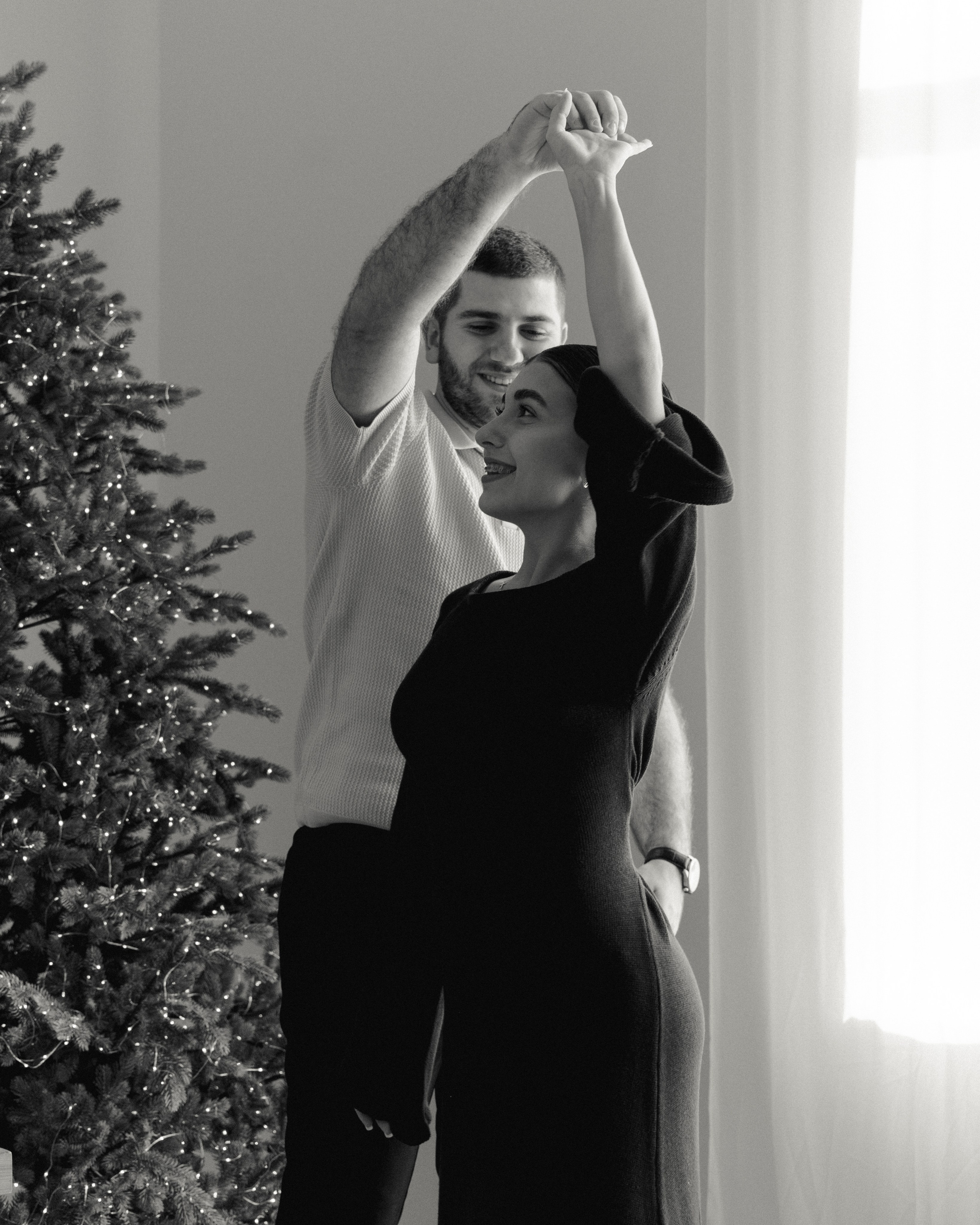 Лав стори новогодняя в студии Modo