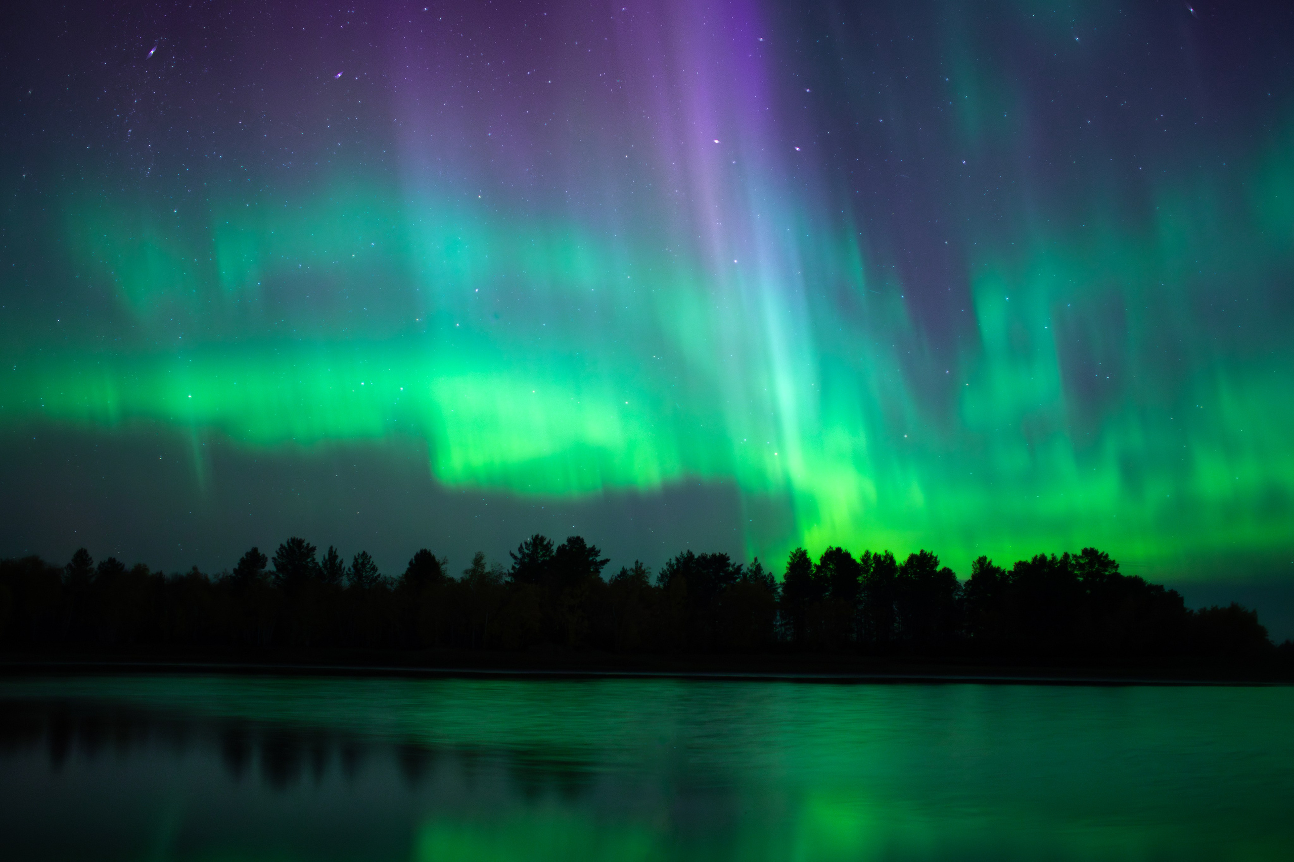 Северное сияние. Фотограф Татьяна Борисова