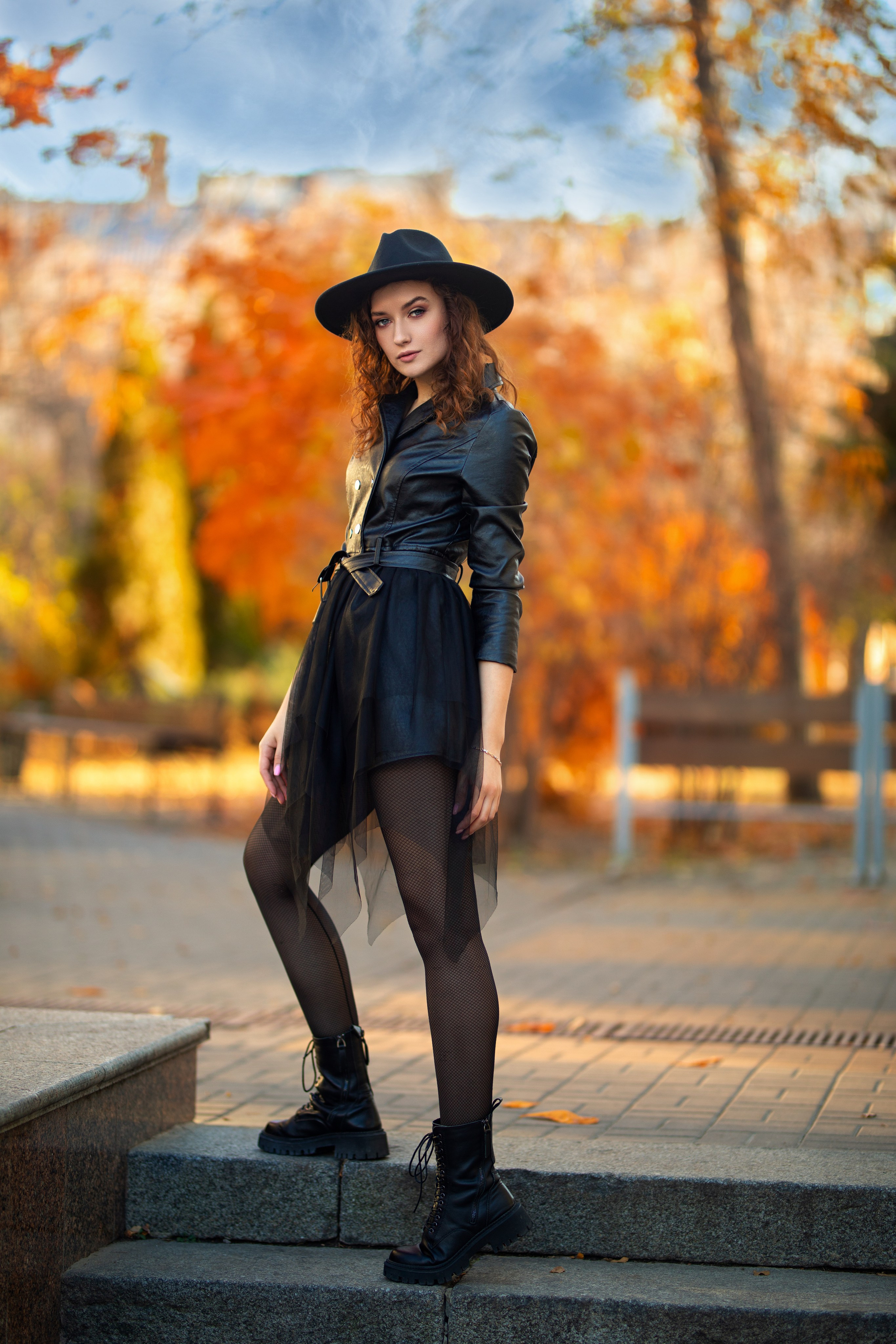 Осенняя фотосъемка в парке с Анастасией в формате для «себя»