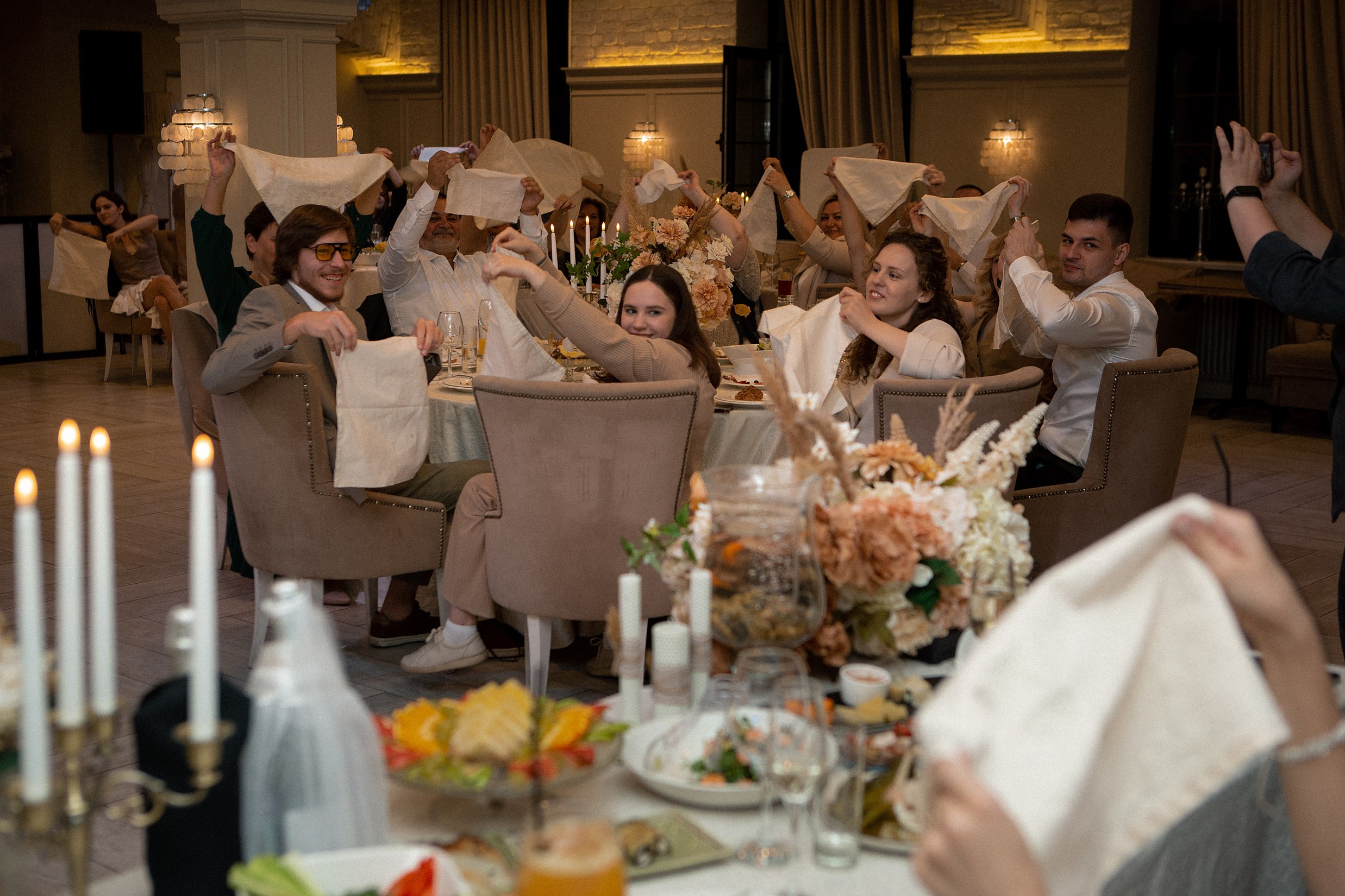 Свадьба с гостями. Свадебный и портретный фотограф Москва