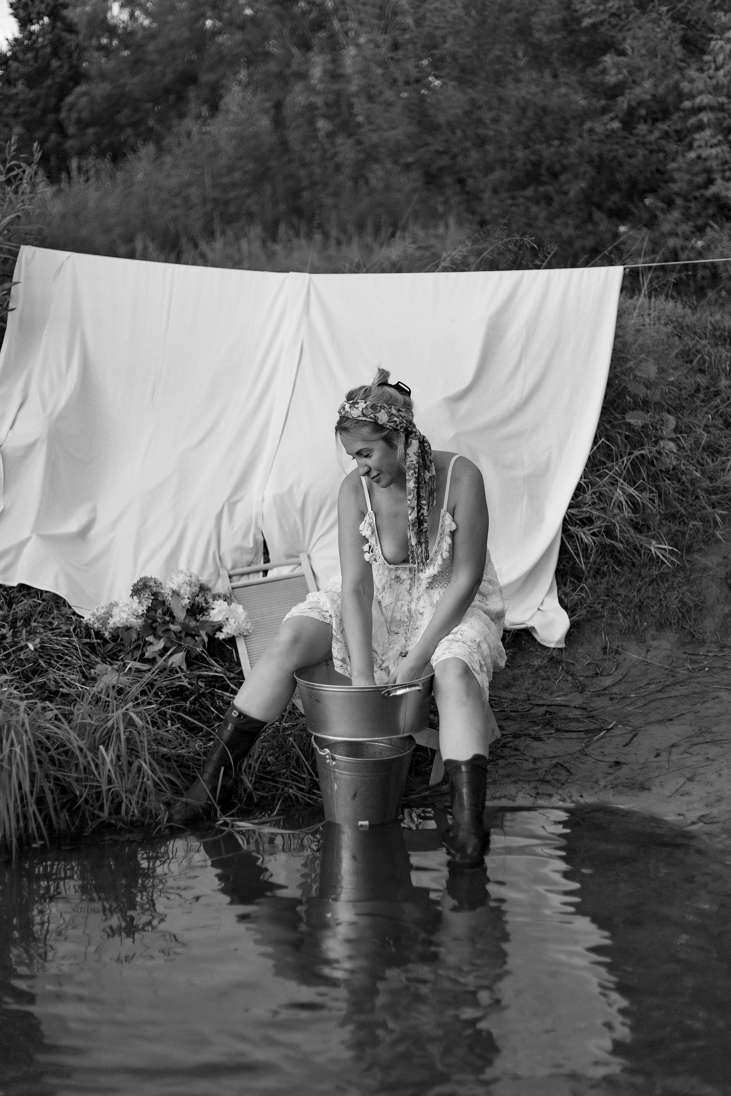 Ольга фотосессия стирка. Семейный, детский фотограф в Твери Кираева Лилия
