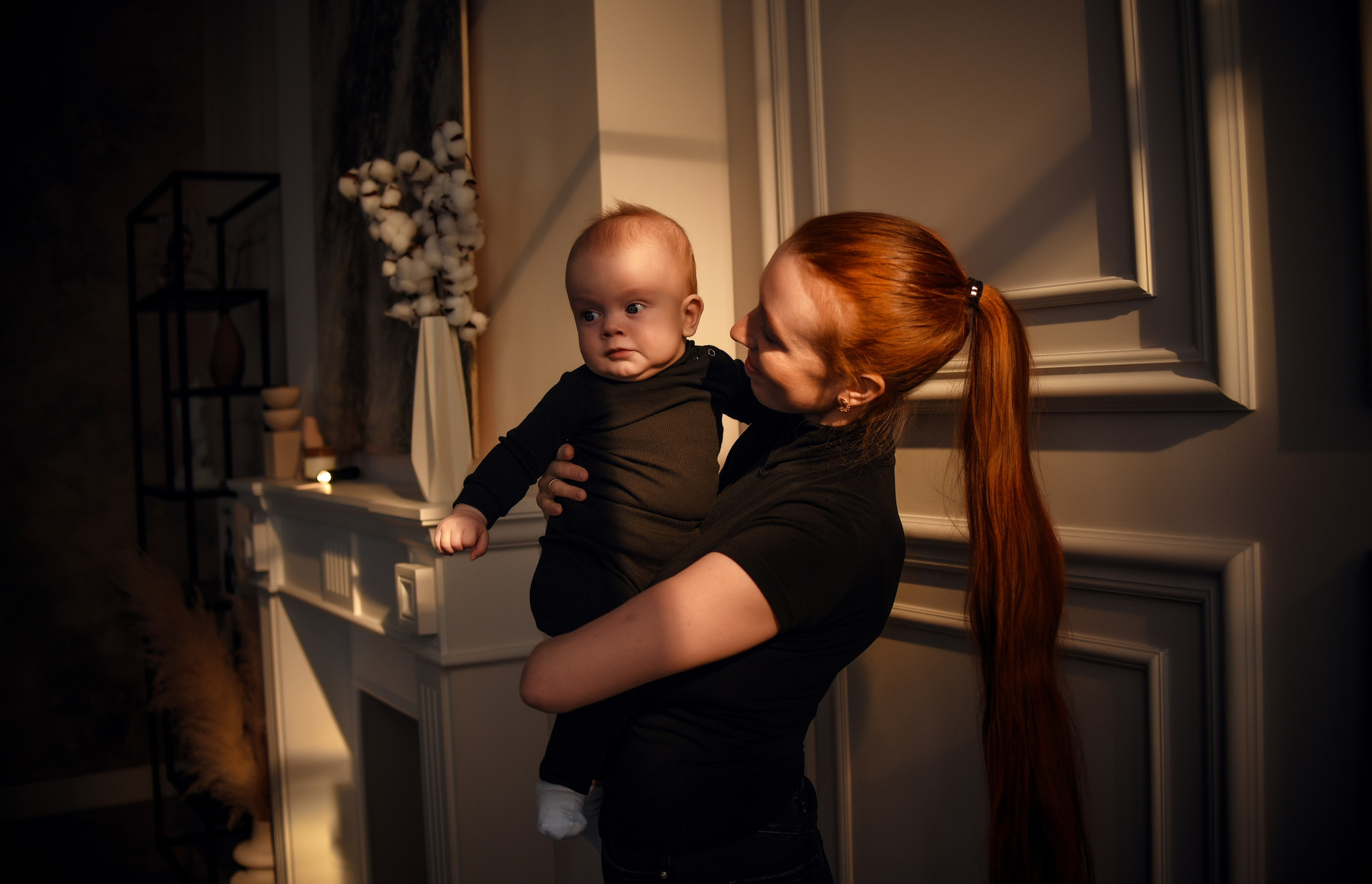 Семейная студийная фотосессия 3. Свадебный, семейный, детский, контент фотограф в Омске Максим Ильин