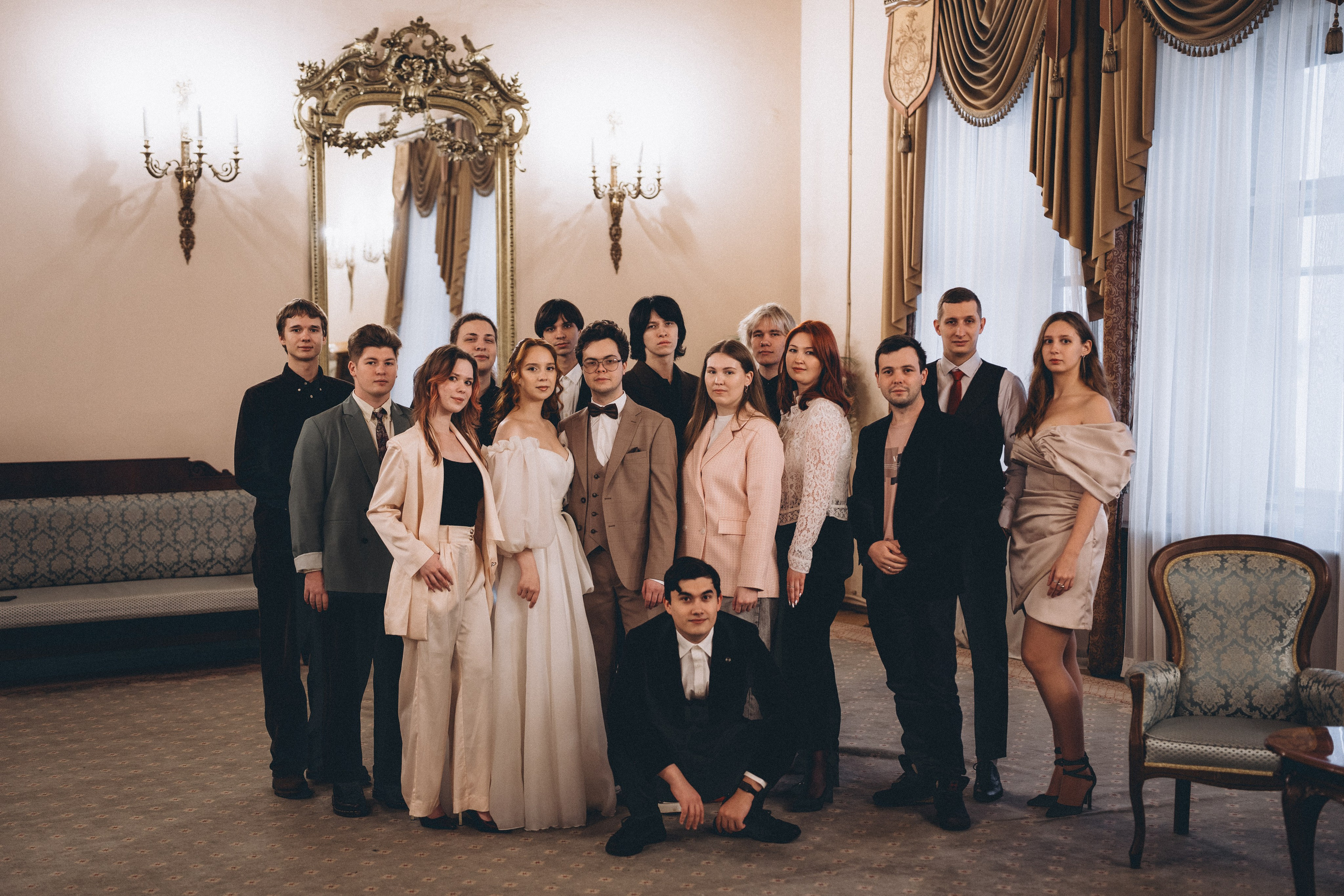 СВАДЕБНАЯ СЬЕМКА ВО ВТОРОМ ДВОРЦЕ С ГОСТЯМИ И ПРОГУЛКА В ТАВРИЧЕСКОМ САДУ. Профессиональный фотограф, Санкт-Петербург — Виктория Богомолова