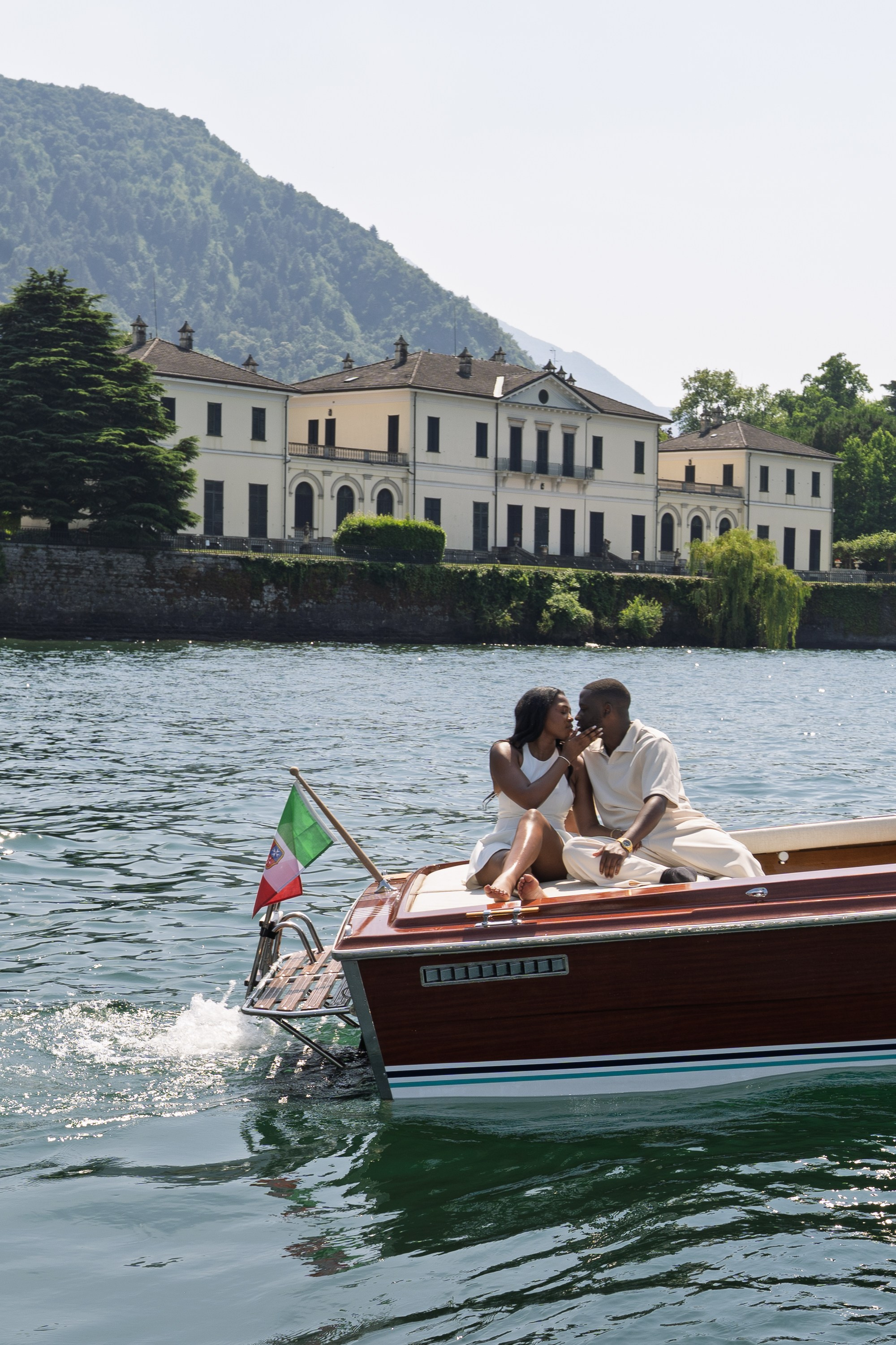 Tishane & Fiance. Maria Anistratova | Destination Photographer, Videographer & Drone Pilot — Lake Como