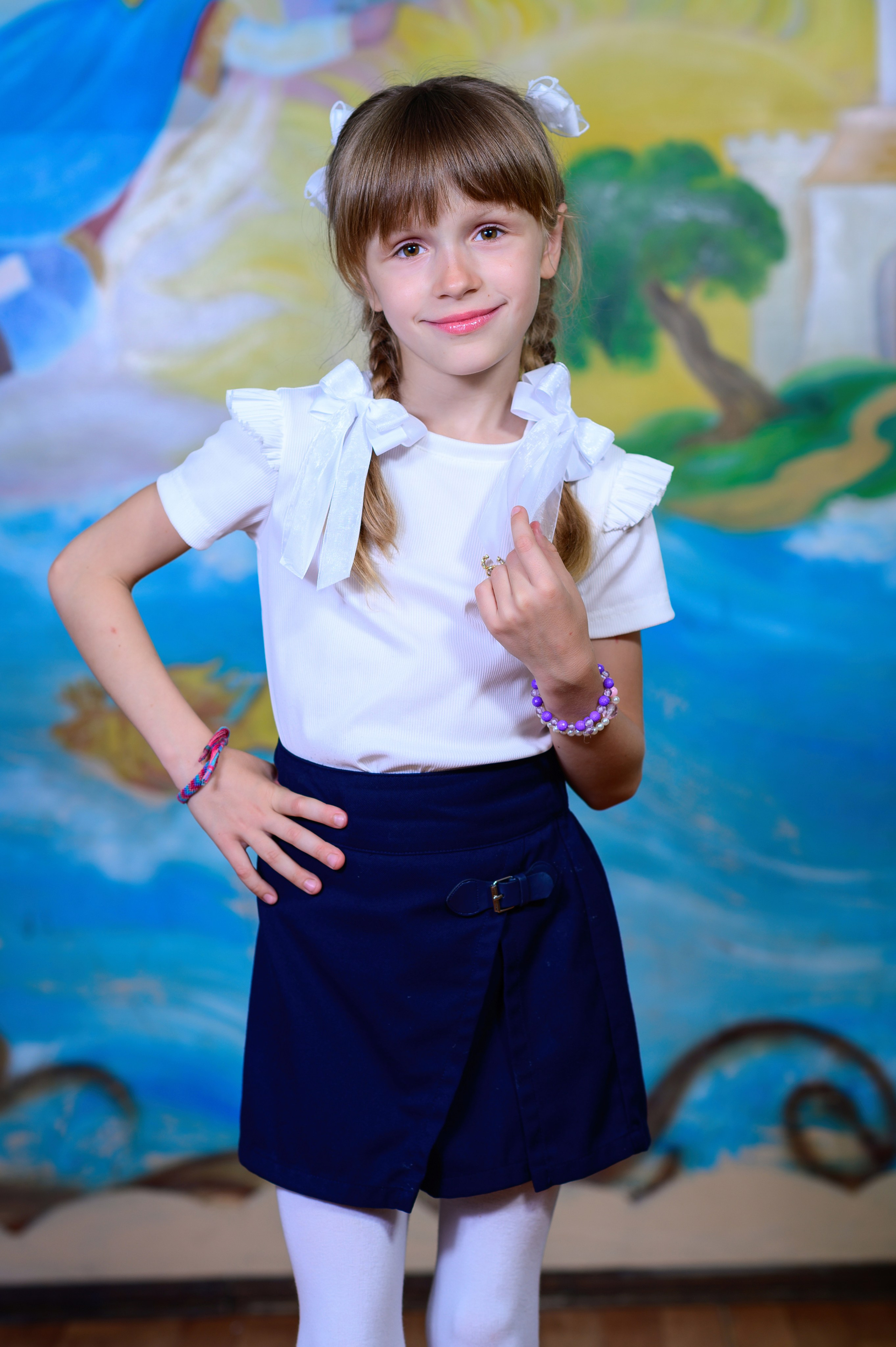 Портрет и общая фотография класса. Выпускной школьный альбом в Москве / Школьный фотограф Юлия Михайленко