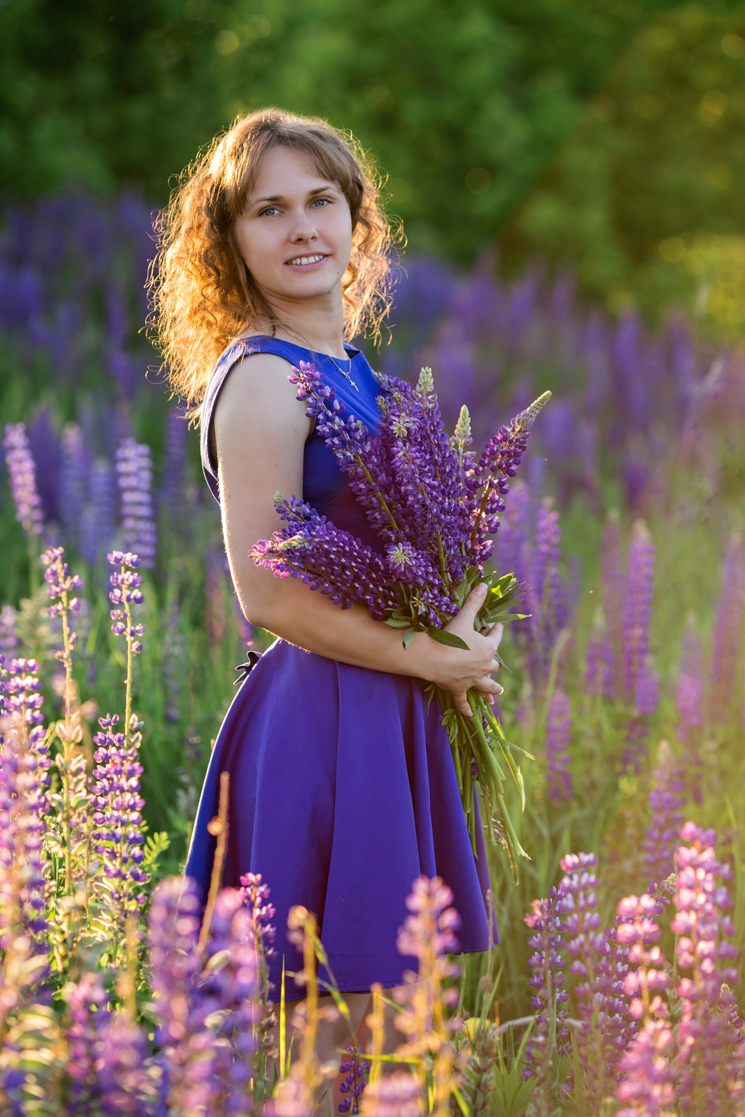 Индивидуальная фотосессия в люпинах (Анна). Главная