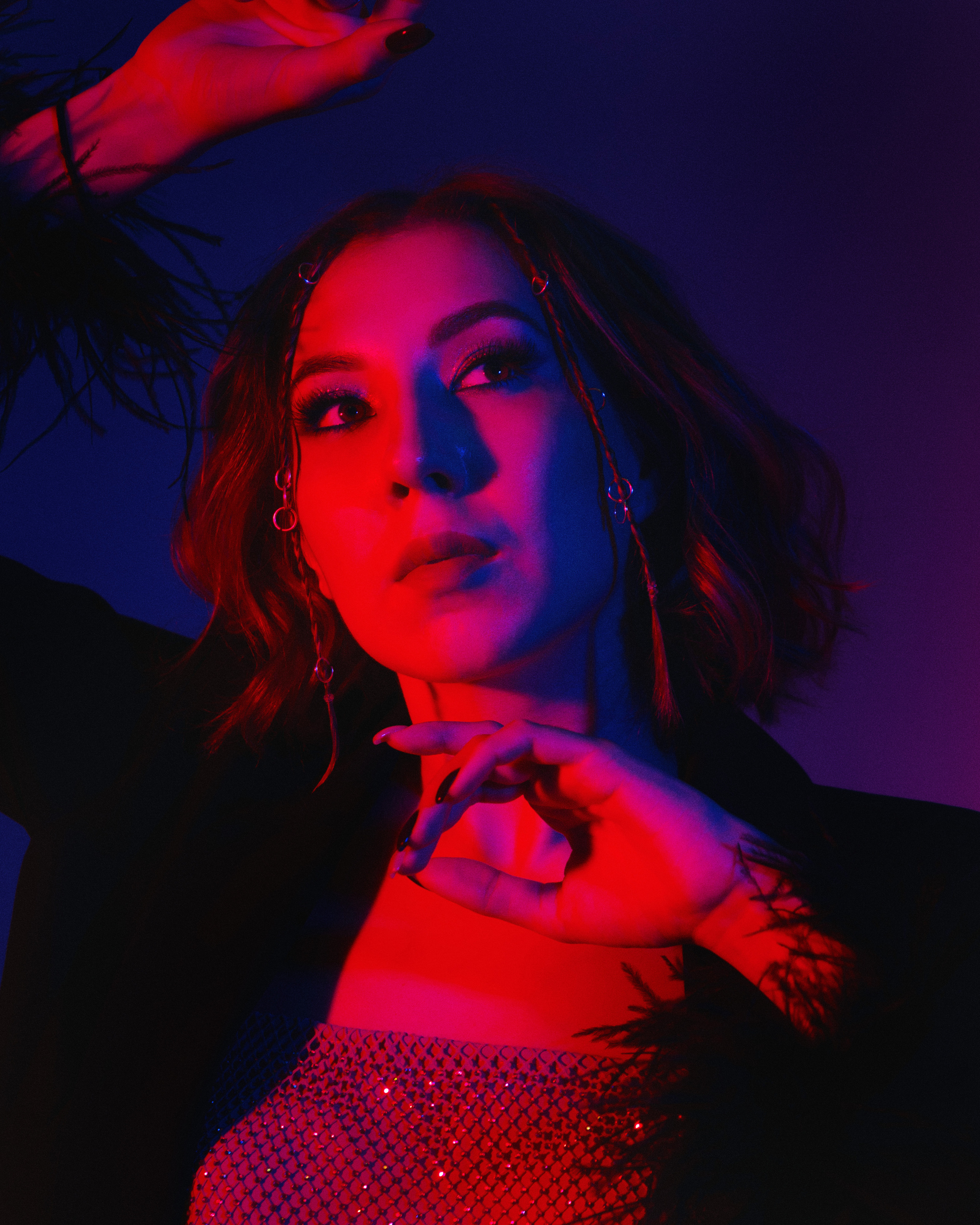 Разноцветный портрет в студии Рязани