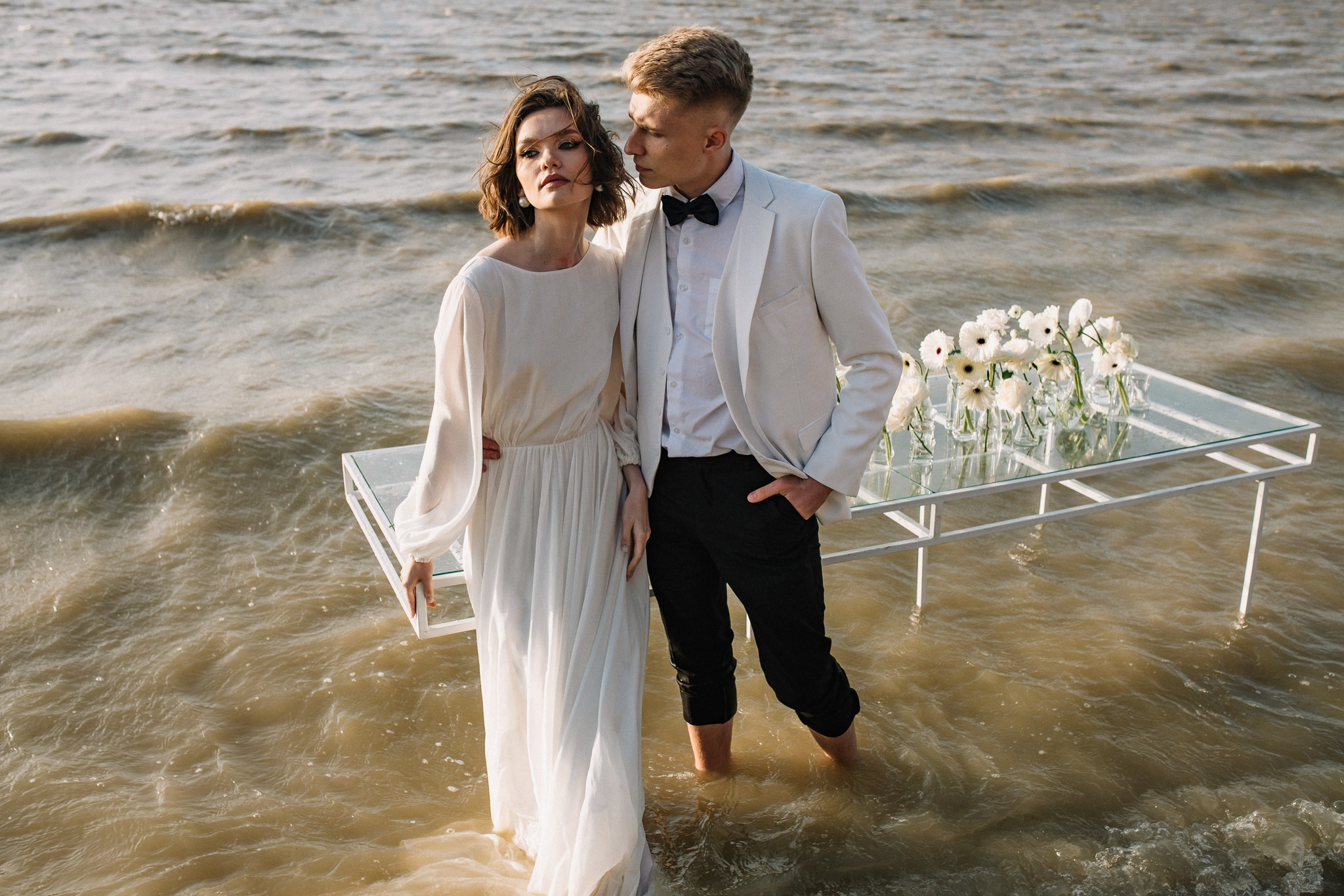 Клятва у волн: пляжная свадебная love story. Семейный и свадебный фотограф Ростове-на-Дону