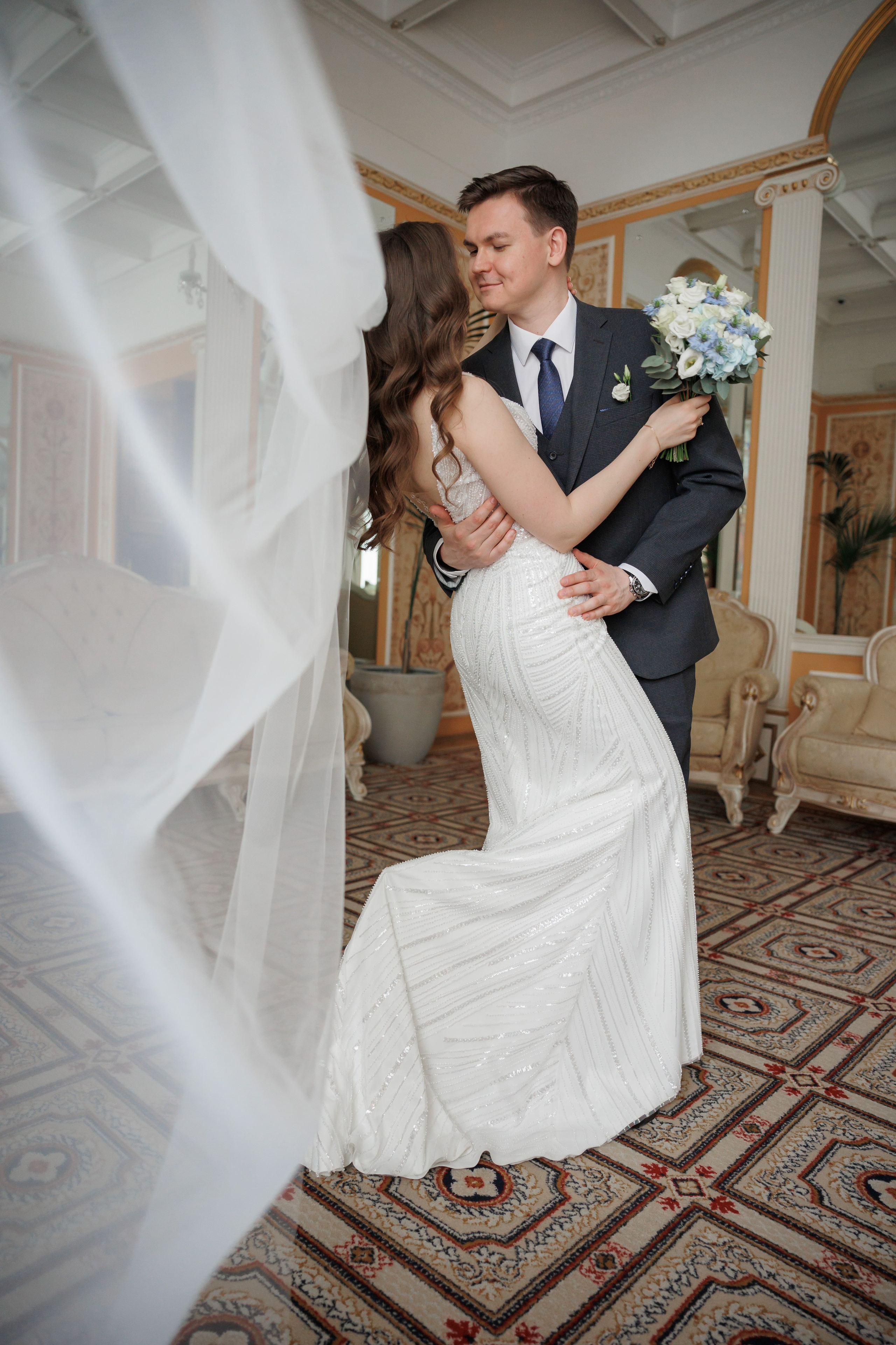 Даша и Дима, Грибоедовский ЗАГС. Свадебный и репортажный фотограф (Москва, Королев и другие)