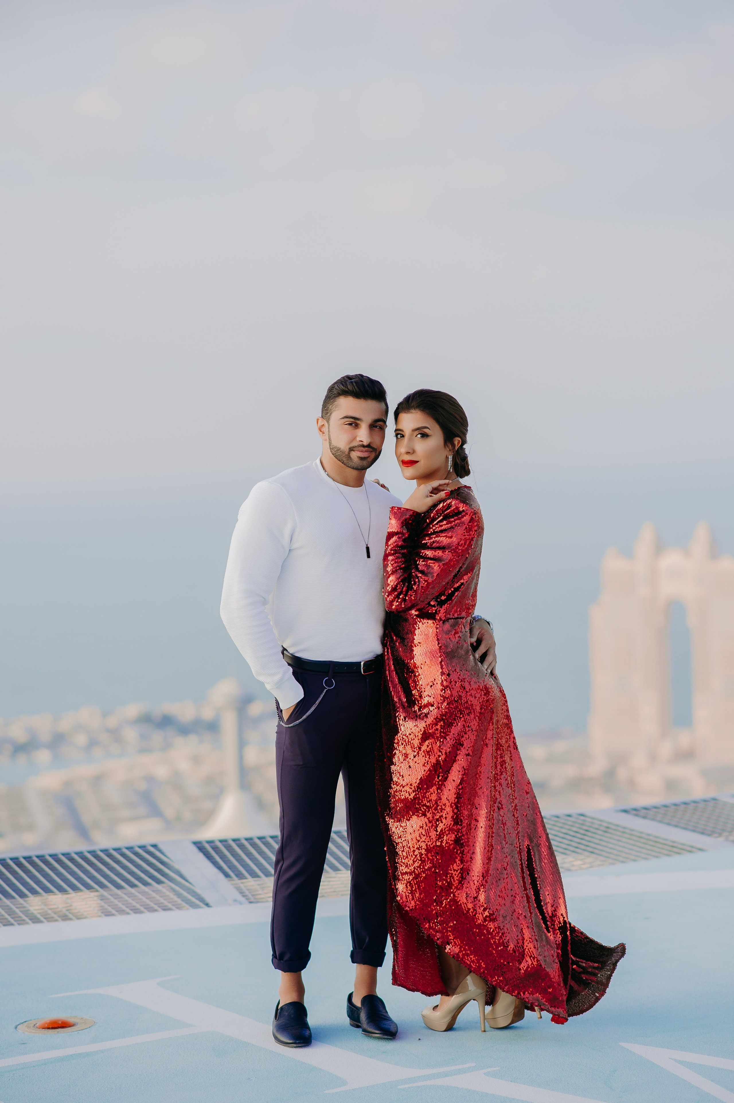 Love Story на высоте (Абу Даби). Фотограф в Москве и Санкт-Петербурге Дарина