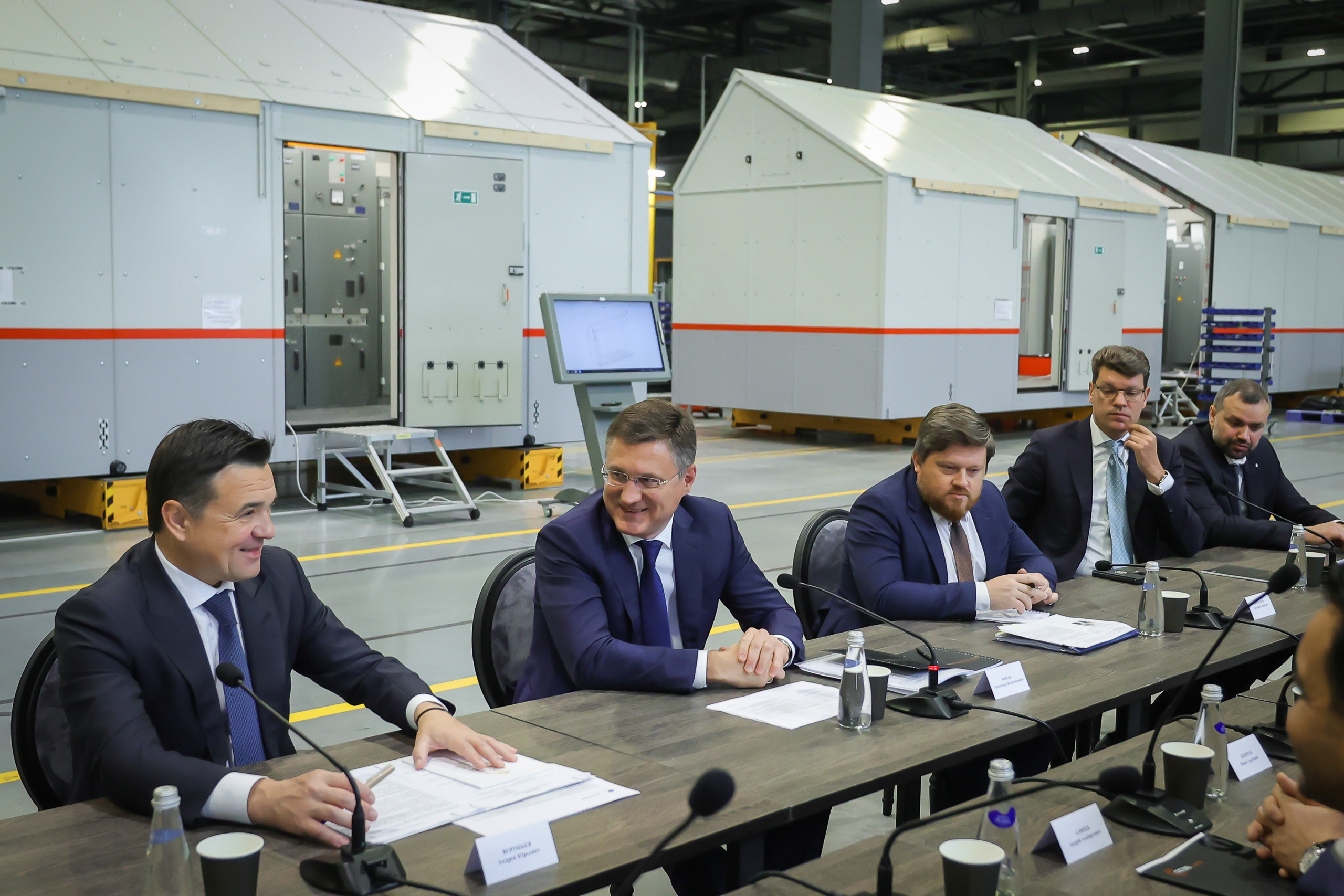 Андрей Воробьев и Александр Новак посетили  Дубна фотограф Константин Семенец