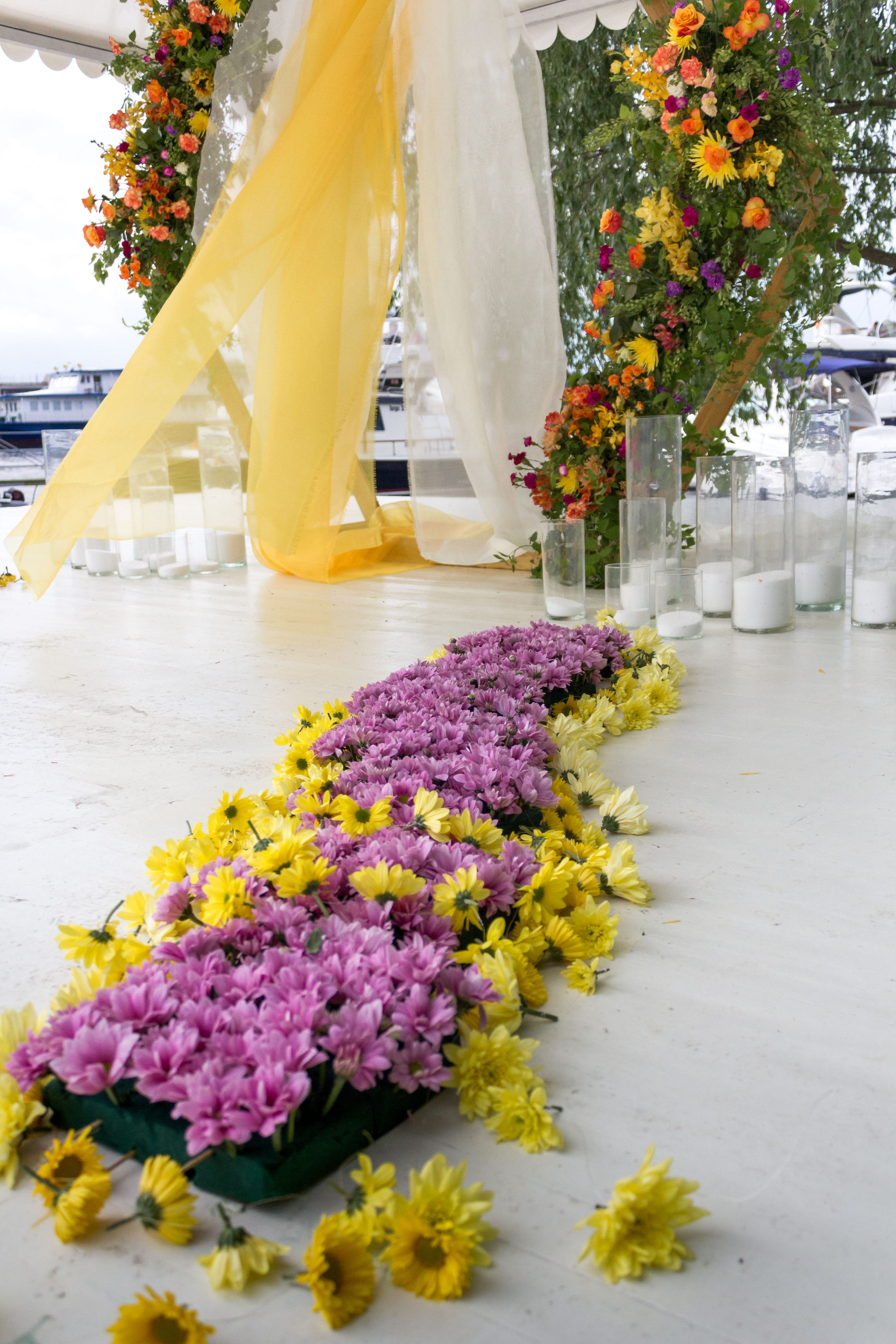 Ресторан у воды «Cote d'Azur Moscow». Флорист Маргарита Гладкова