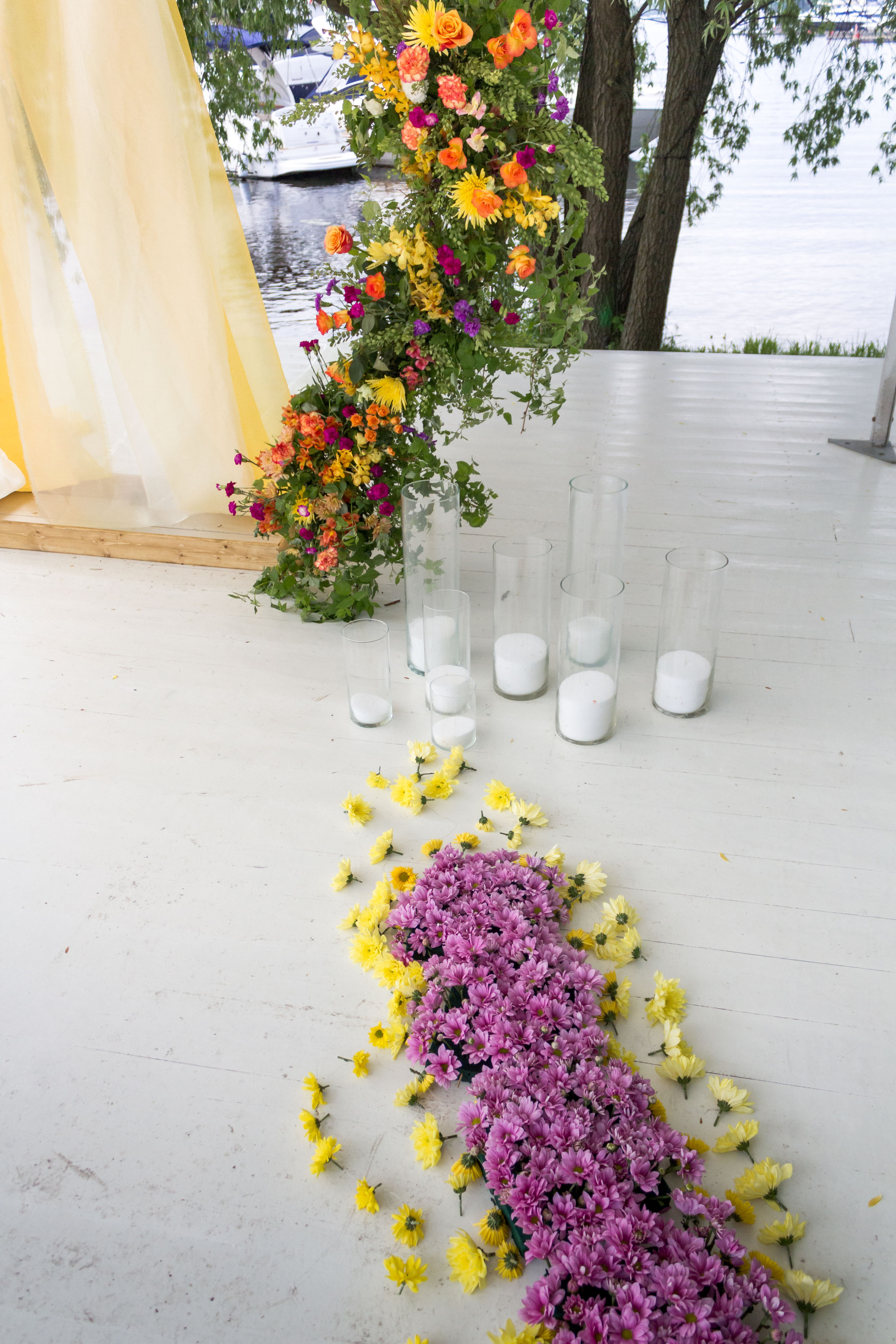 Ресторан у воды «Cote d'Azur Moscow». Флорист Маргарита Гладкова