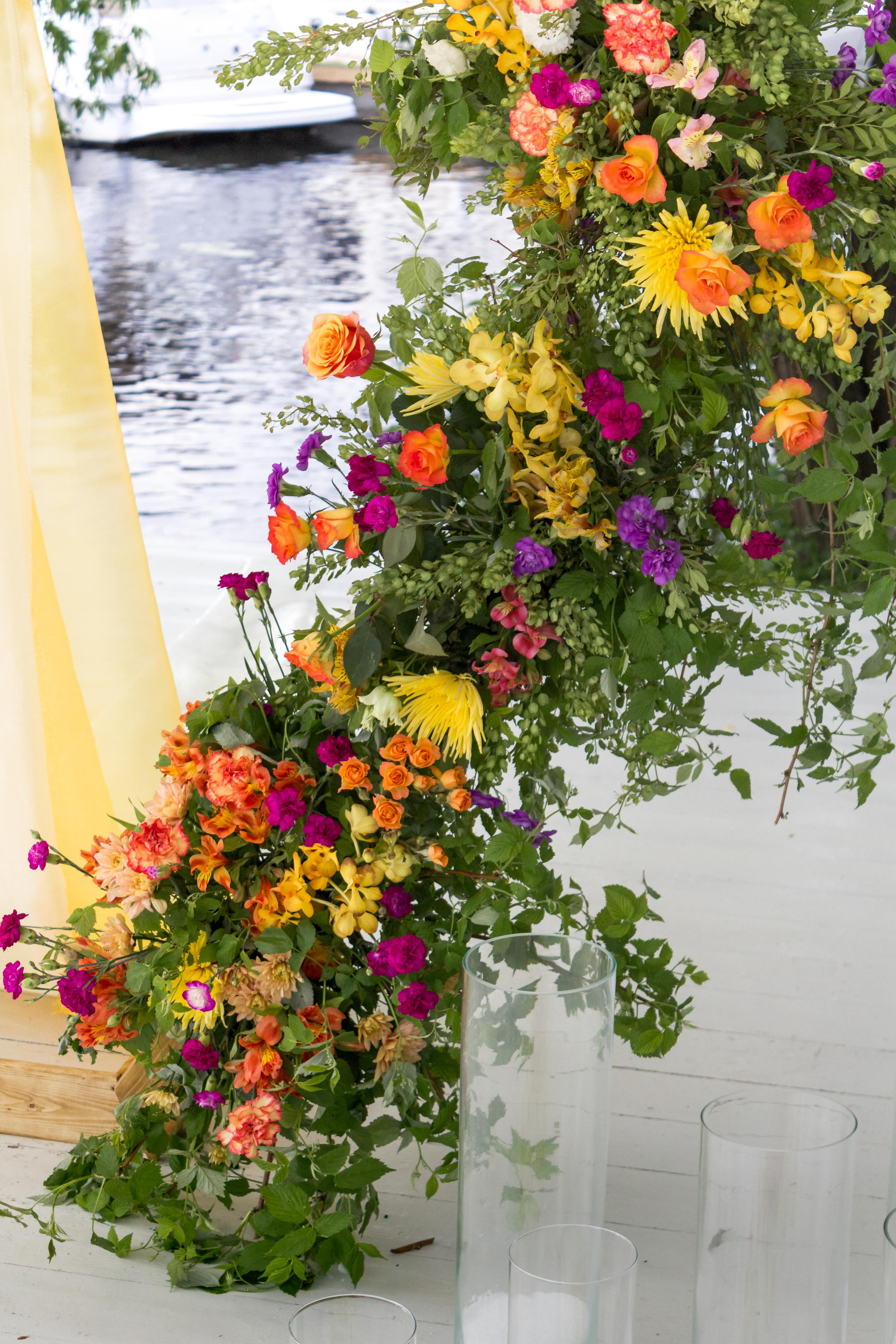 Ресторан у воды «Cote d'Azur Moscow». Флорист Маргарита Гладкова