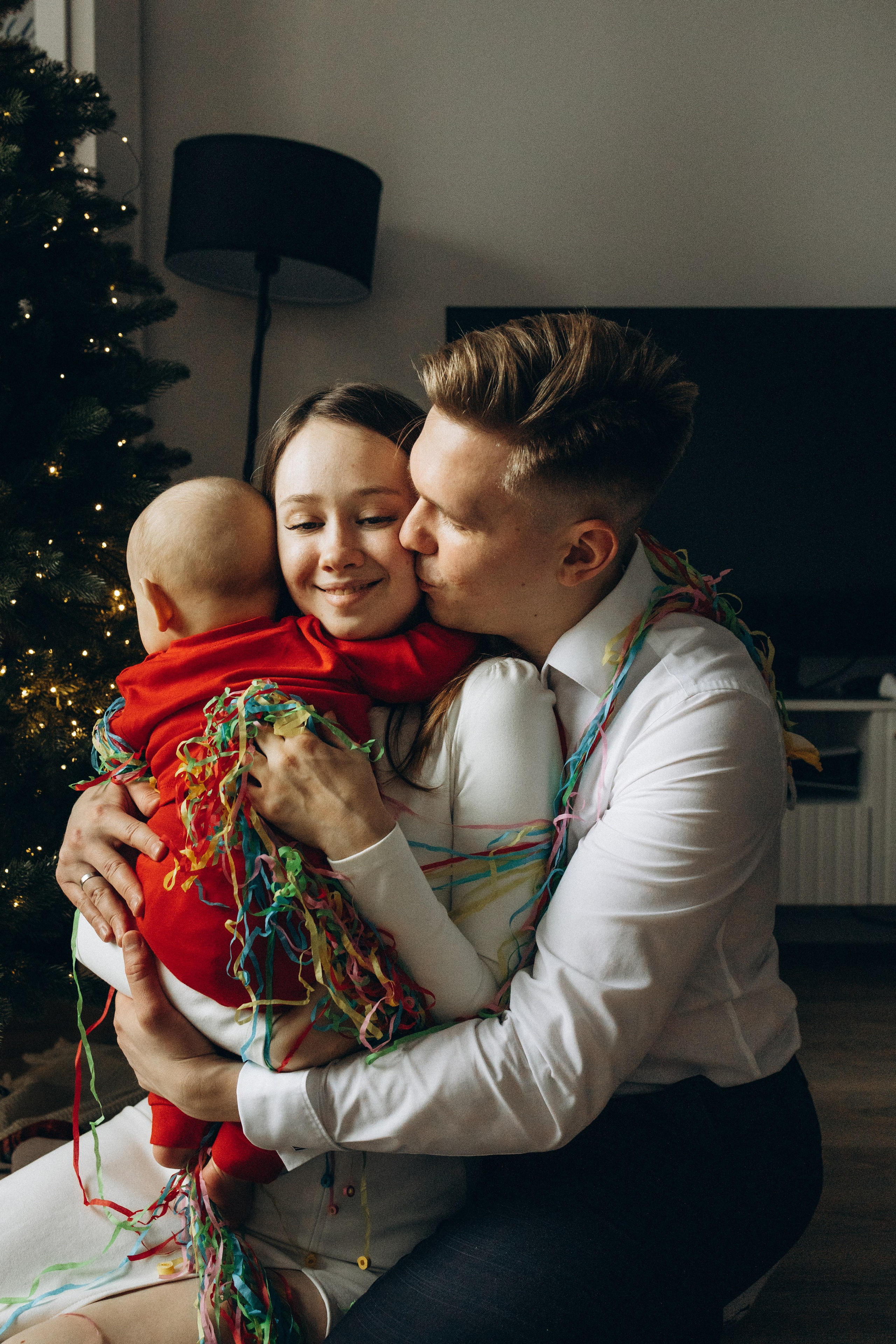 Первый Новый год Андрюши. Фотограф lifestylе в Москве Пшеничная Анастасия
