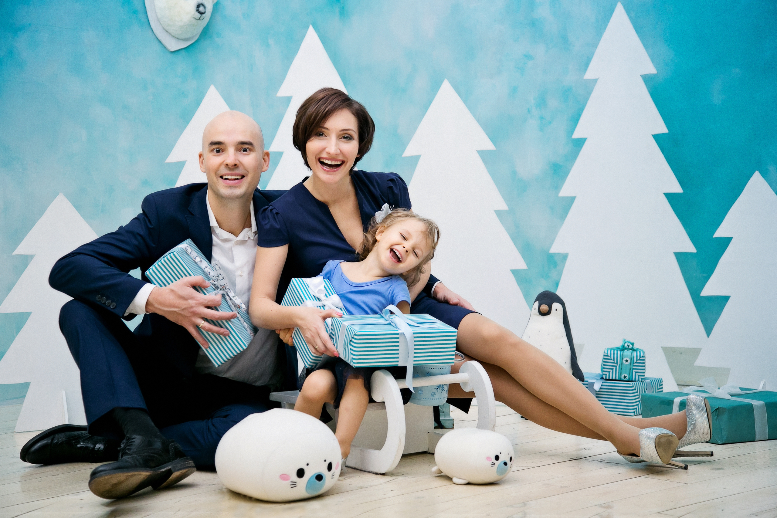 Новогодние съемки. Семейный, детский, newborn фотограф Москва,Московская обл Алла Риэр