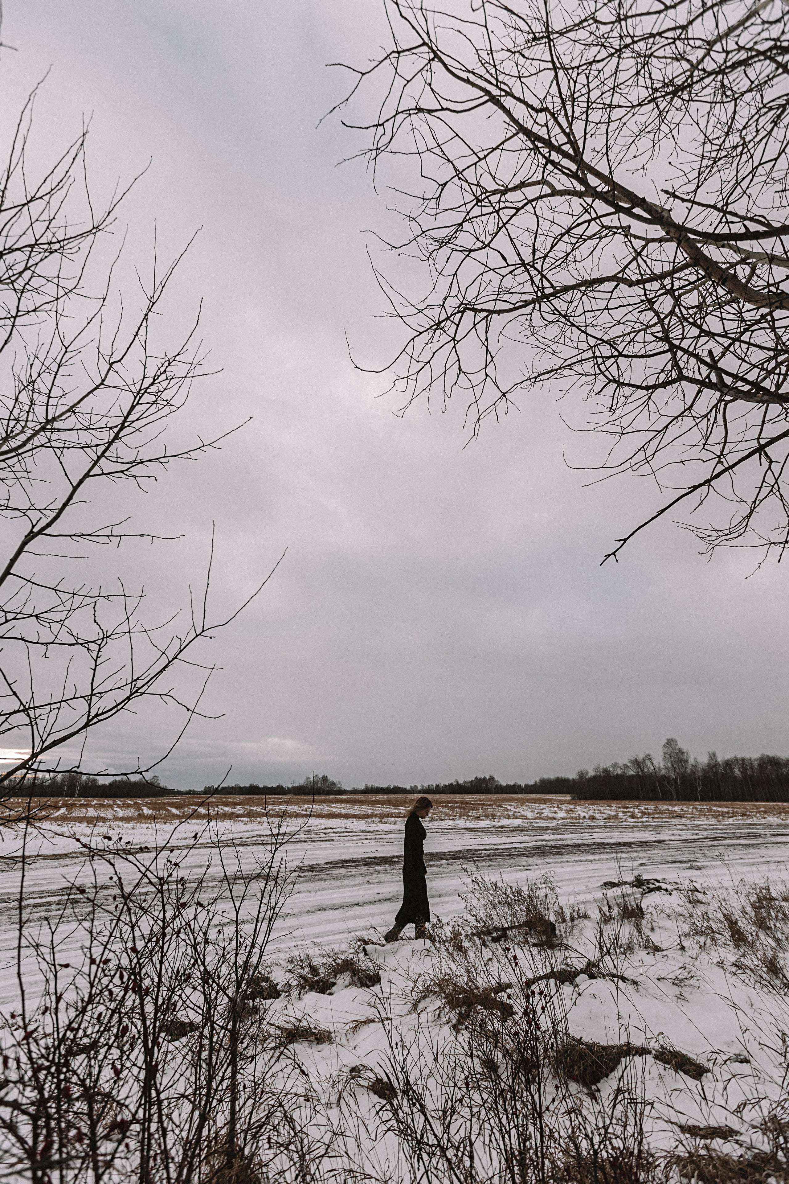 Меланхолия (поле). Семейный фотограф Тюмень, фотограф на роды Салмина Мария