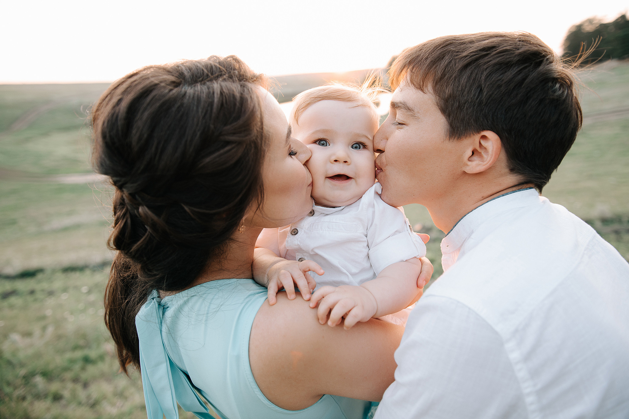 Ира, Равиль и Лёва в ожидании чуда. Фотограф Валерия Голубева (Миронова)