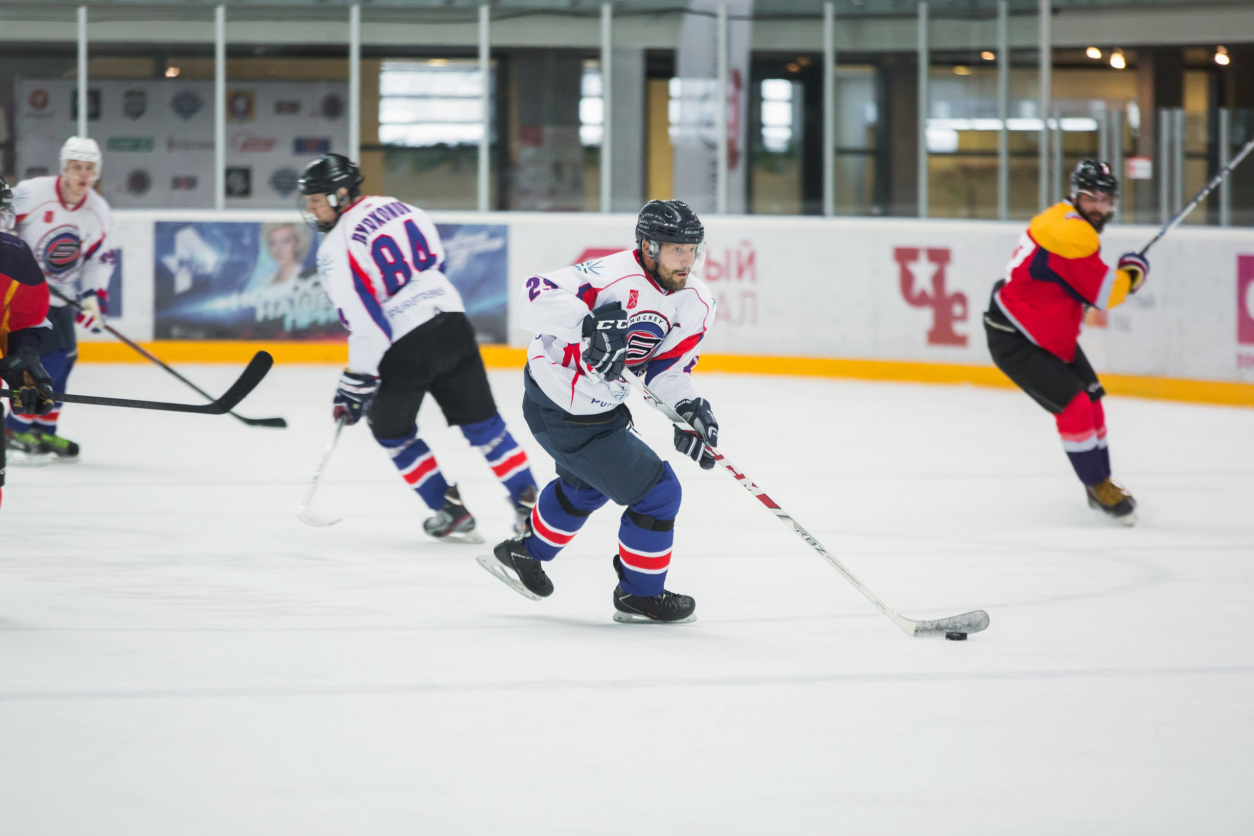 Хоккей для «Work&Sport». Снимаю съемки