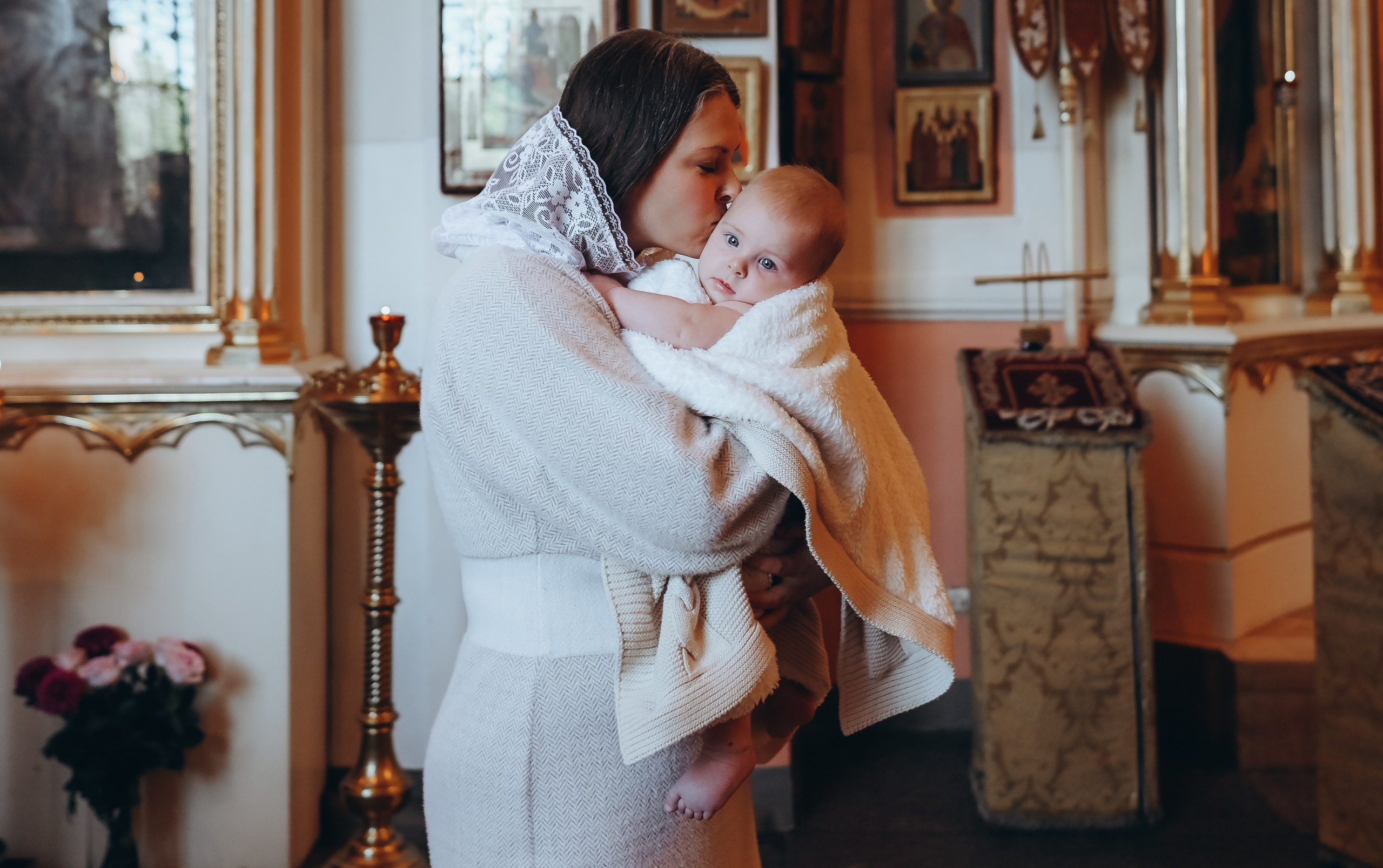 Крещение Любочки. Семейный и свадебный фотограф в Санкт-Петербурге Яна