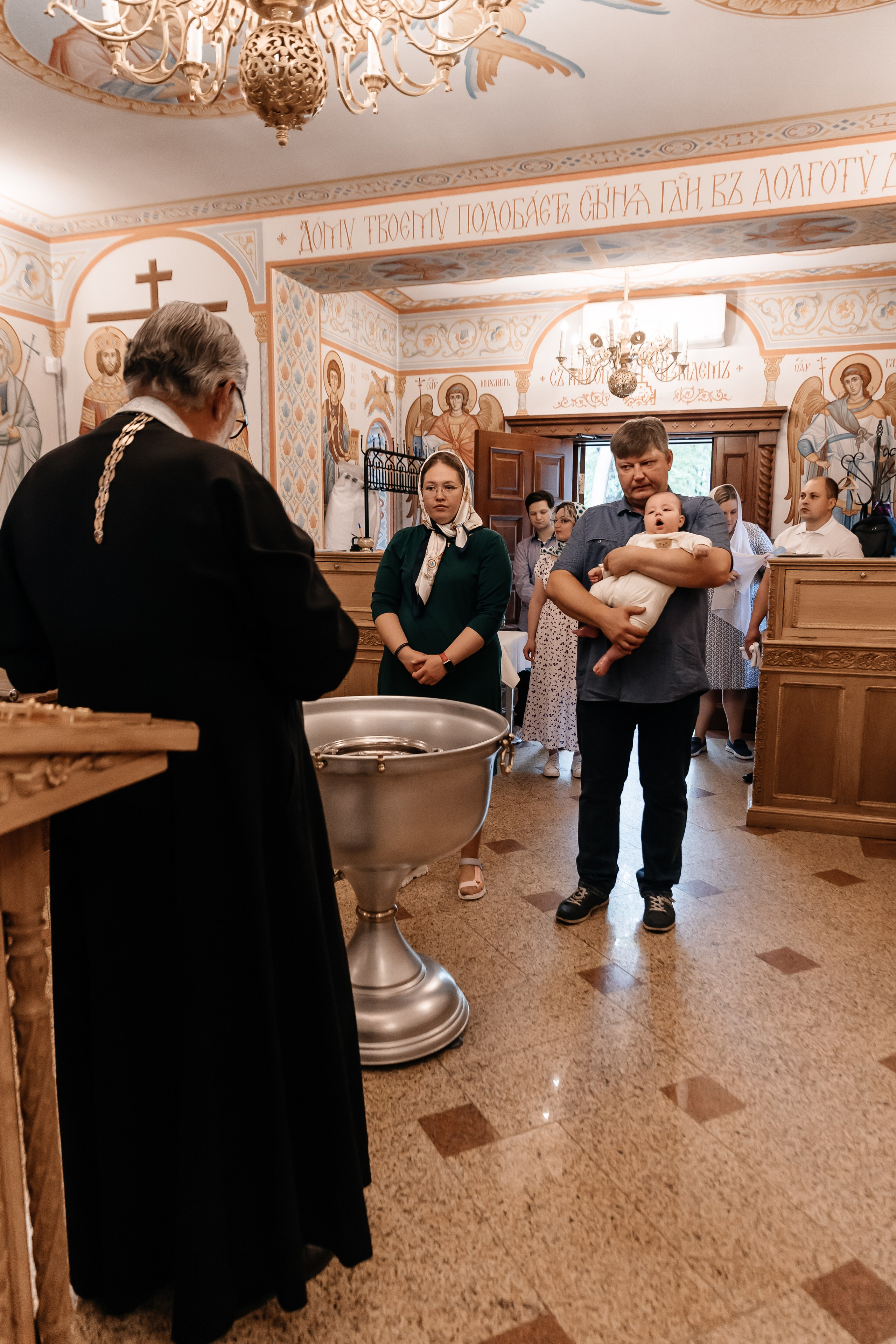 Крещение Максима. Семейный фотограф Минск Усова Ольга