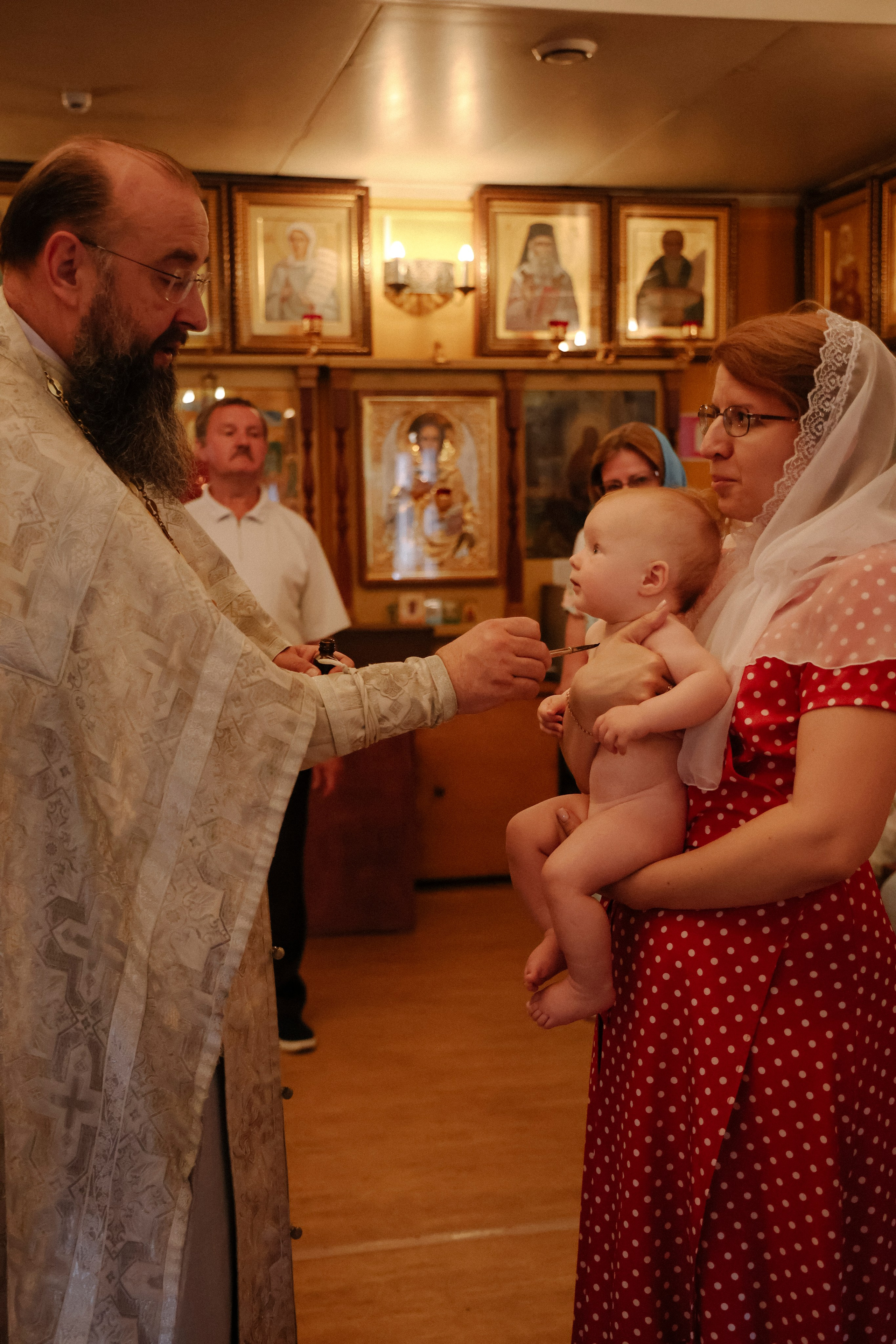 Крещение Анастасии. Фотограф новорожденных