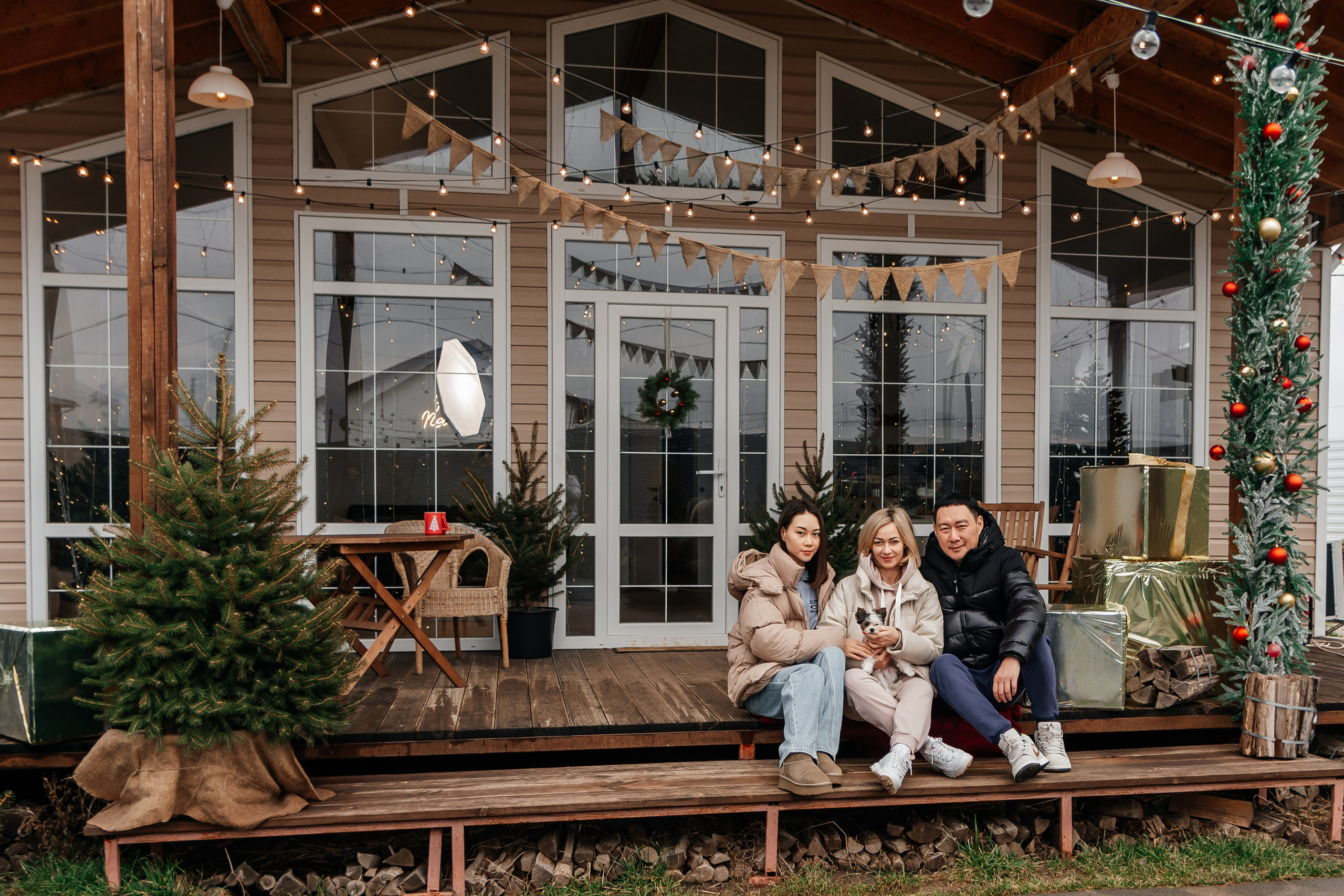 Новогодняя семейная фотосессия. Семейный и детский фотограф Кущ Наташа