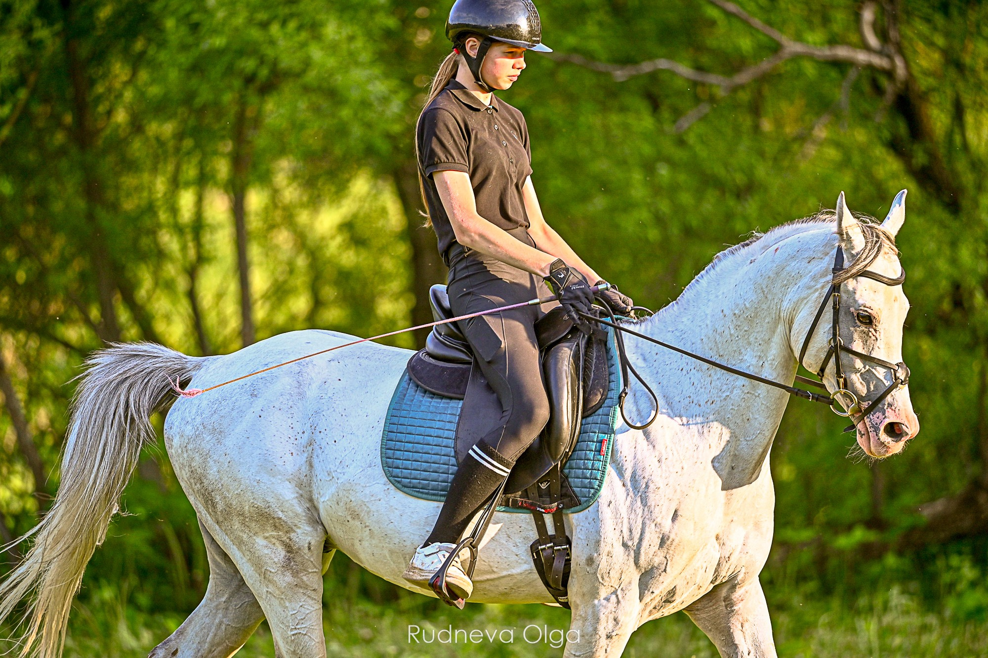 Тренировка КСК Сынково. ТУРНИРНАЯ КОННАЯ ФОТОГРАФИЯ, Руднева Ольга и Евгений Адеев