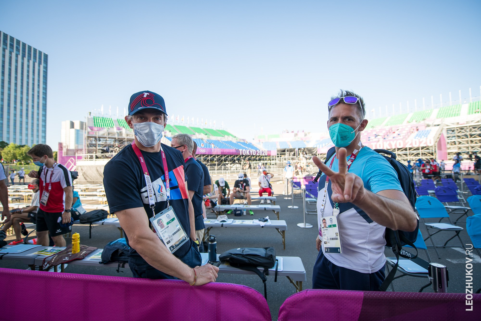 Tokyo-2020 Olympic games. Sports photographer Leonid Zhukov