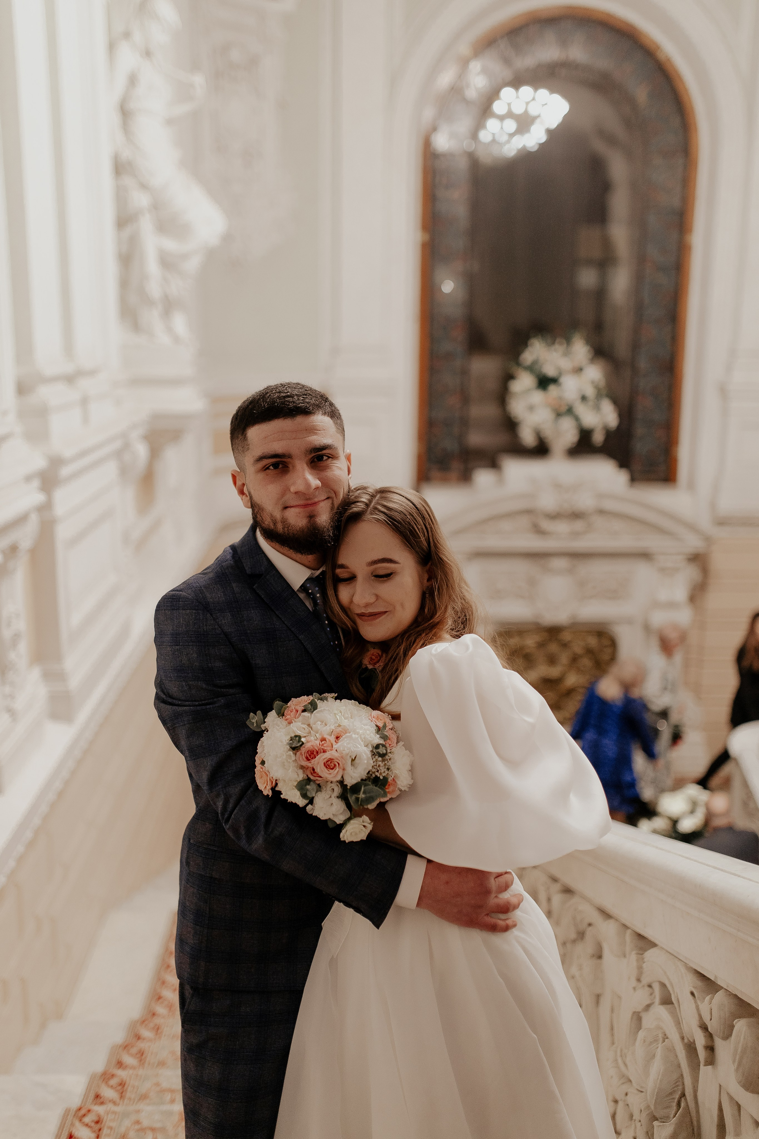 Свадьба в первом дворце бракосочетания Петербурга. Фотограф в Санкт-Петербурге Лиза Семченкова